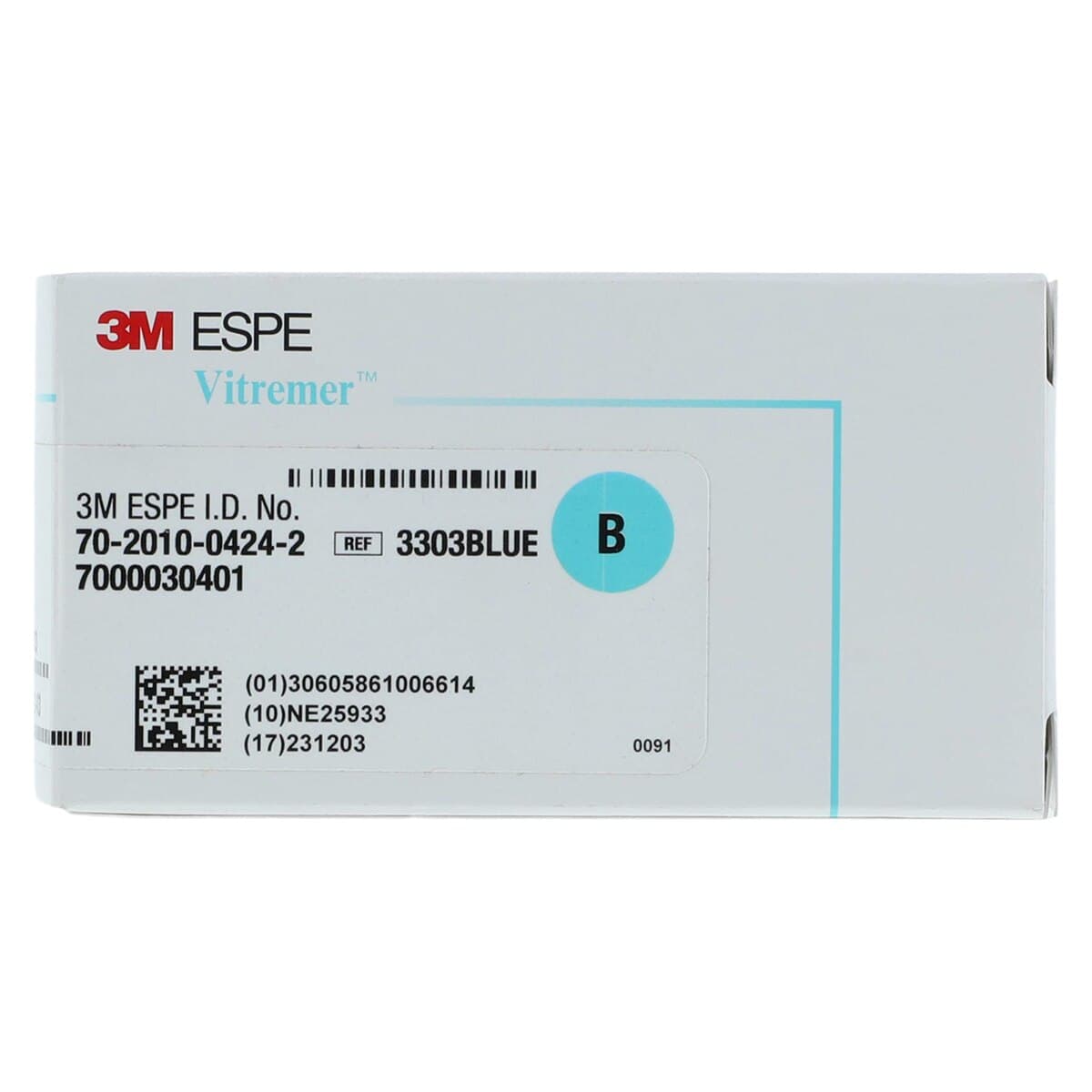 3M Vitremer Core Buildup/Restorative Powder Refill & Spoon, Blue Shade, 9 g, 3303BLUE thumbnail 7
