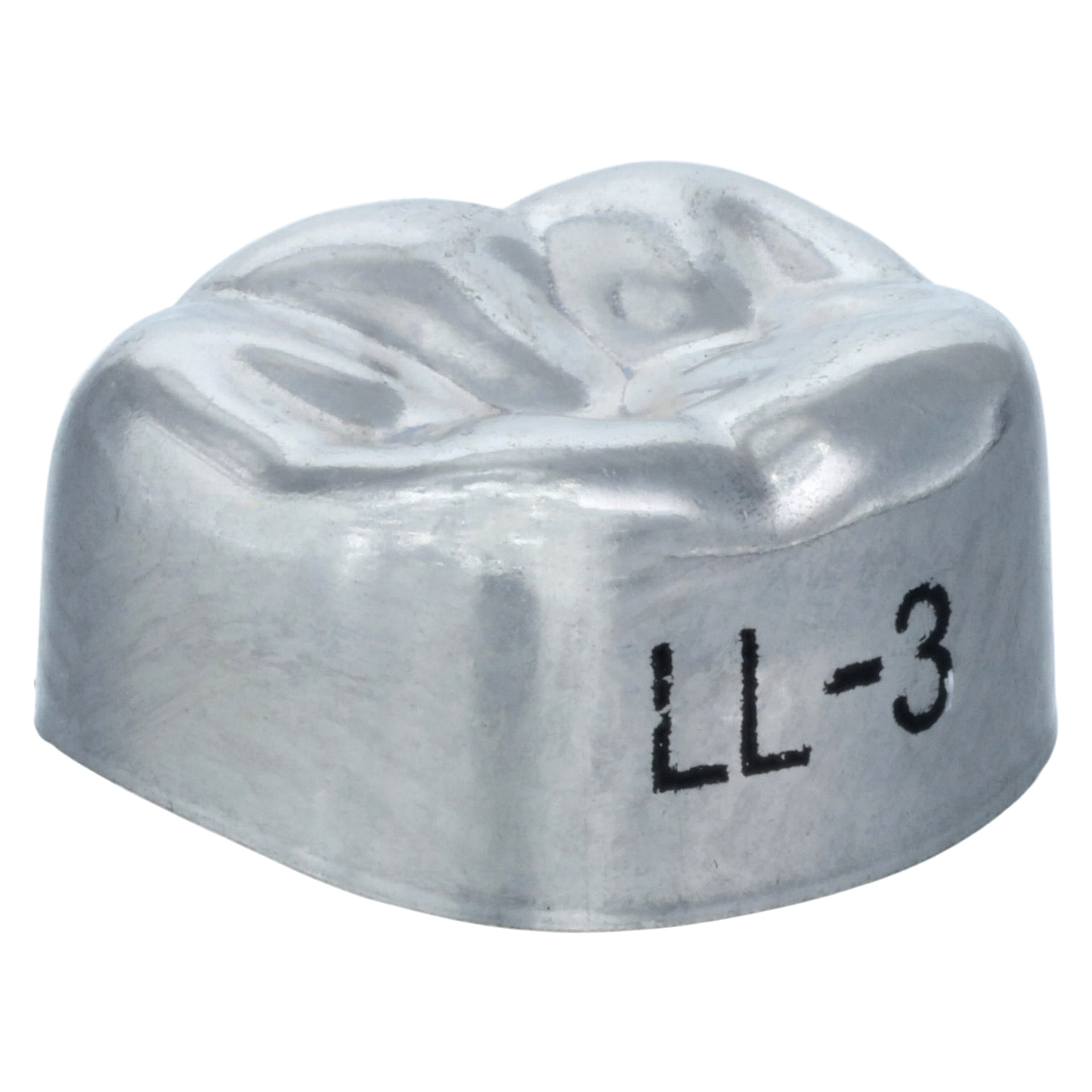 3M Unitek Stainless Steel Permanent Molar Crown, Lower Left First Molar, Size 3 (3LL), 5/Box, 900333 thumbnail 3