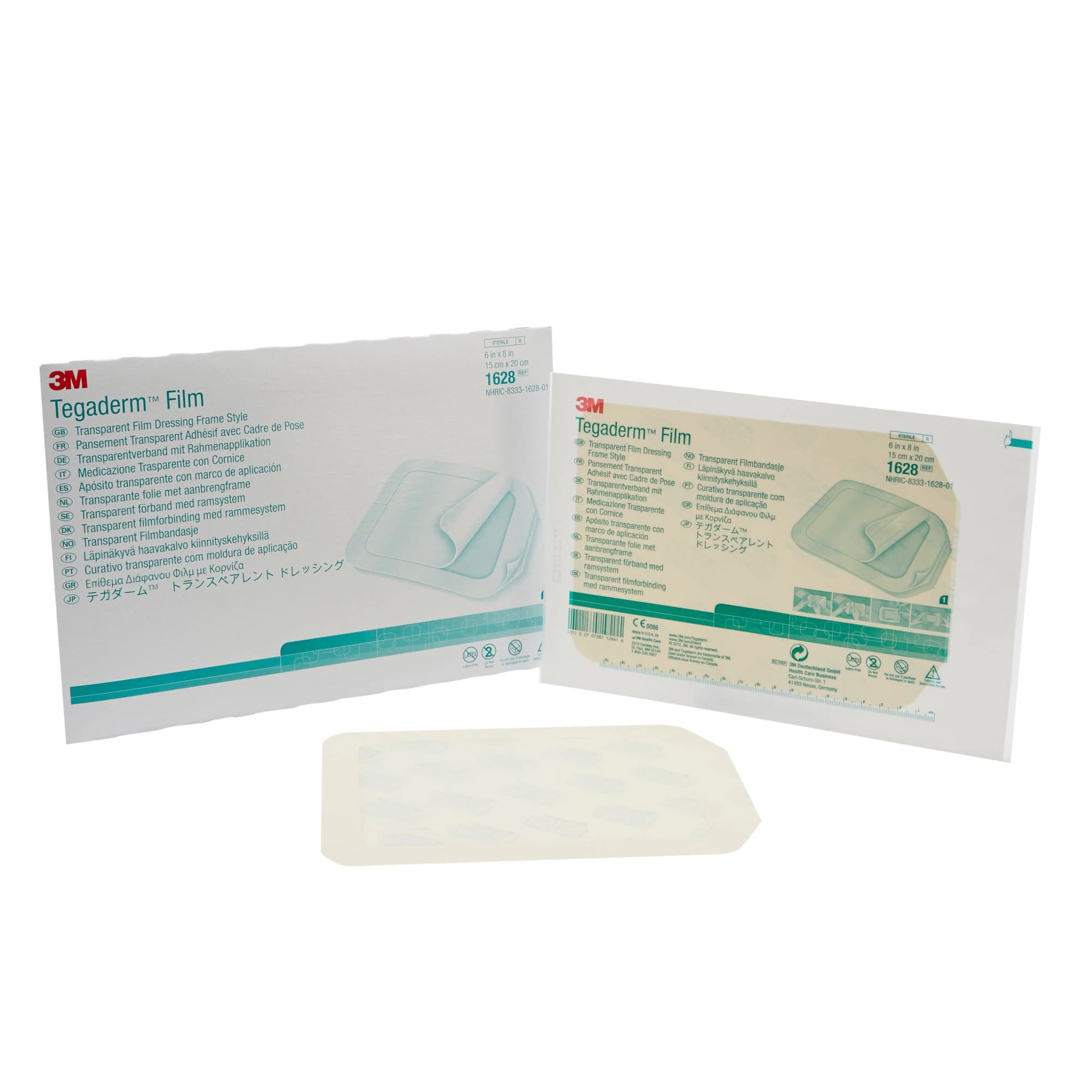 Tegaderm Transparent Dressing, Film Frame Style, 6x8", Sterile, Latex-Free - Tegaderm Transparent Dressing - Image 1