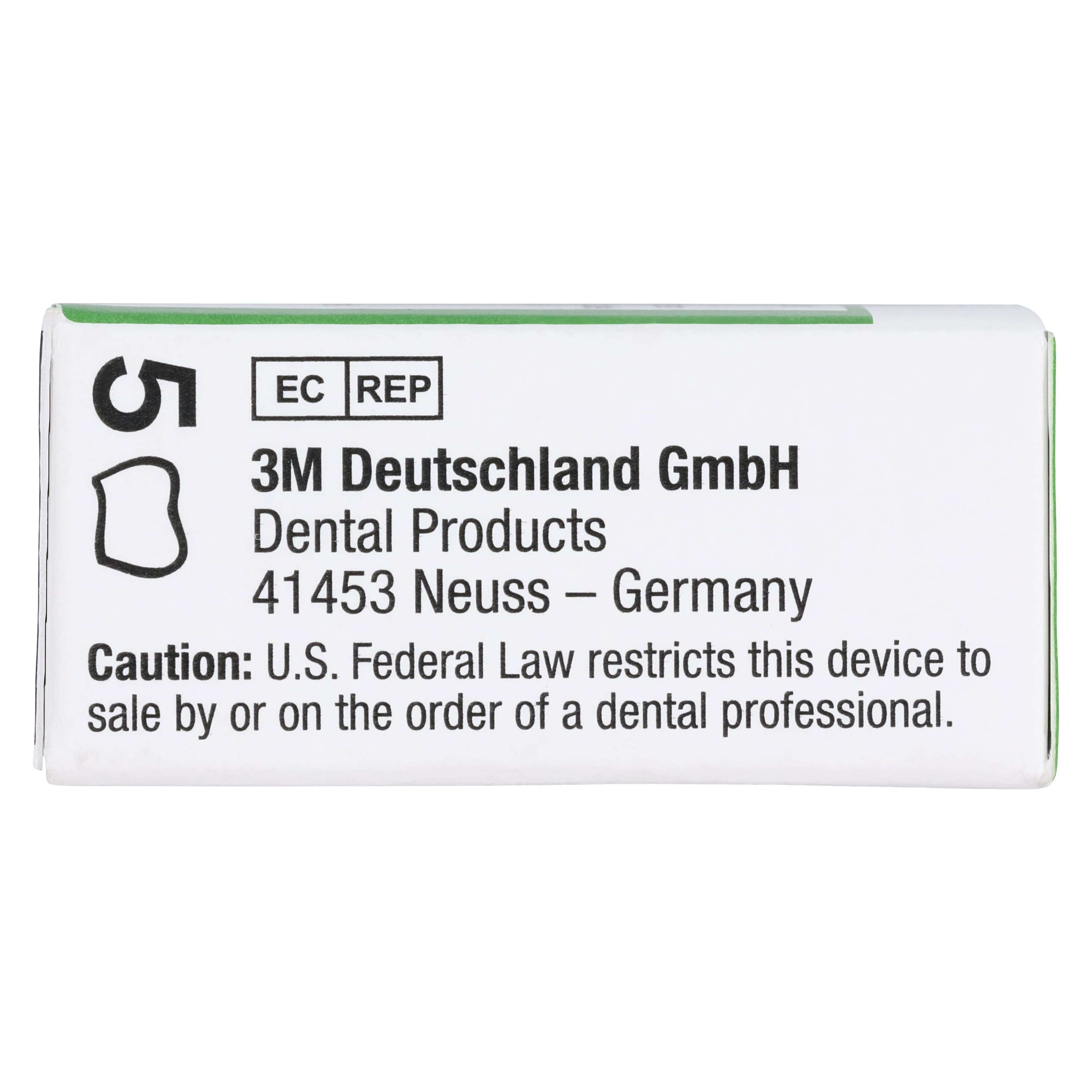 3M™ ESPE™ Stainless Steel Permanent Molar Crown, Size 6LL3 (Lower Left First Permanent Molar, Size 3), Box of 5, 6-LL-3 thumbnail 5