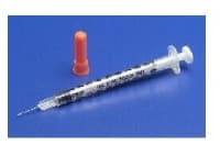 Monoject 1cc Low Dead Space Syringe, Slip Tip, Disposable, 5x100/Case - Syringe Insulin Slip Tip - Image 1