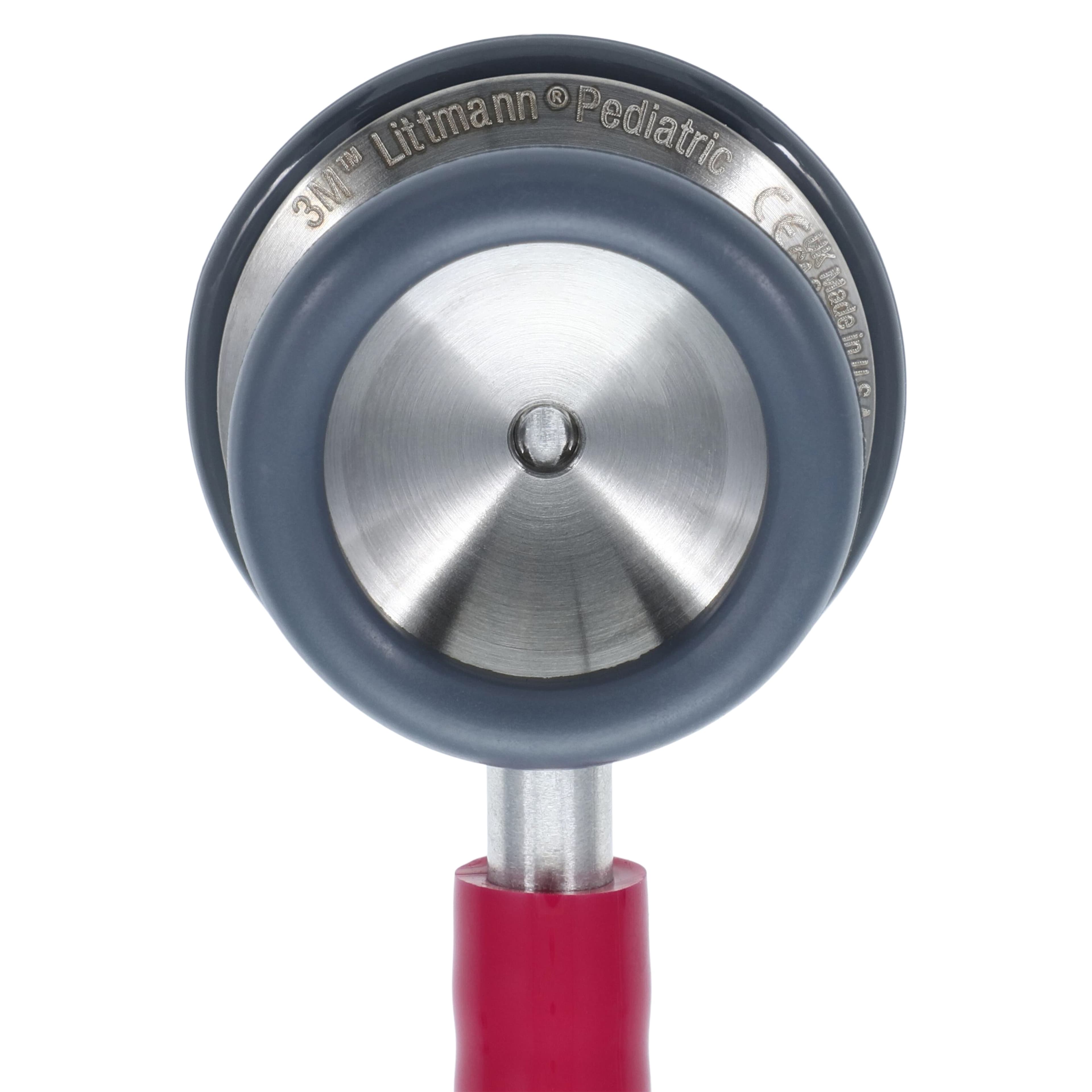 3M Littmann Classic II Pediatric Stethoscope, Raspberry, Single Lumen Tubing, 28 inch thumbnail 3