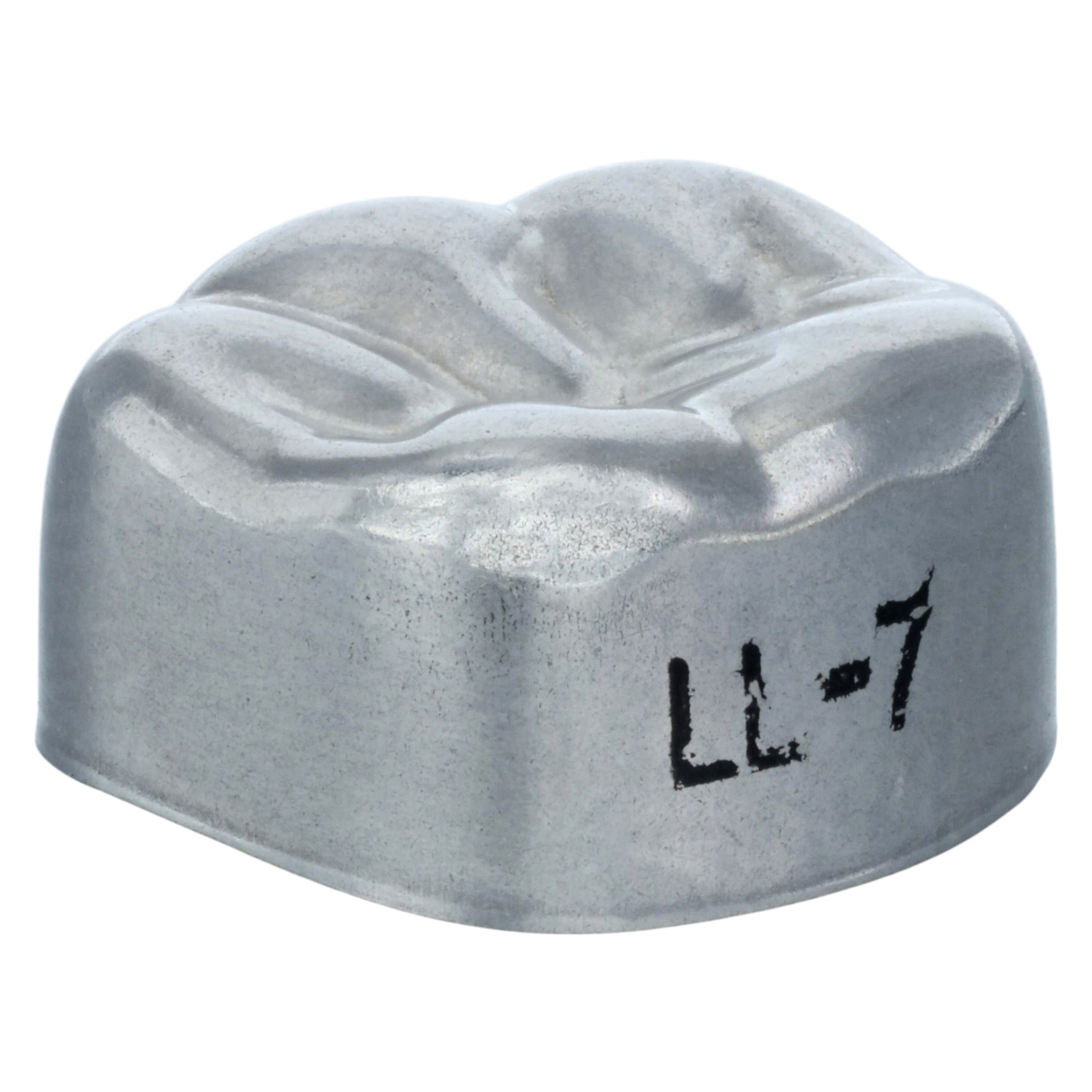 3M Unitek Stainless Steel Permanent Molar Crown, Lower Left First Molar, Size 7 (7LL), Box of 5, 900337 thumbnail 3