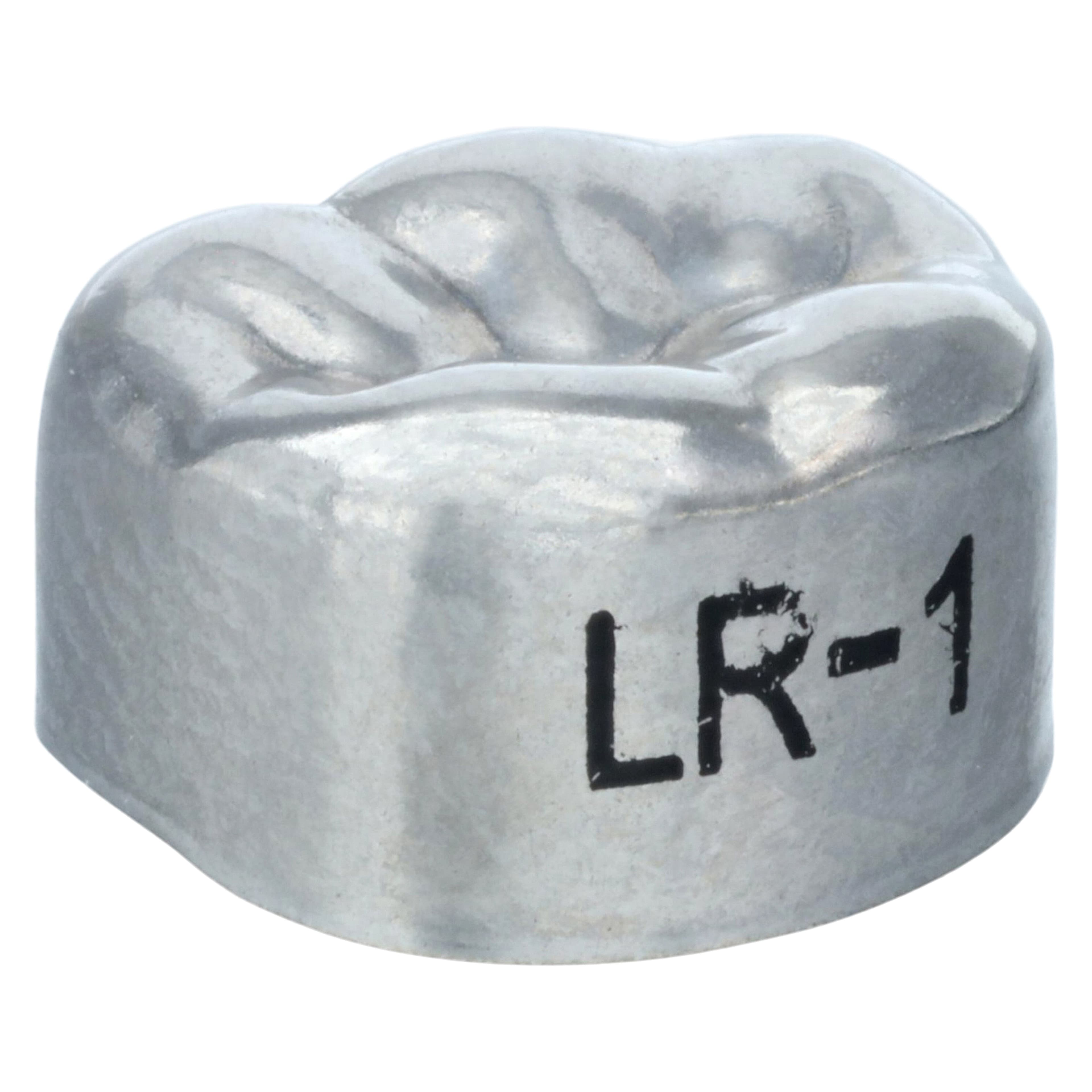 3M Unitek Stainless Steel Permanent Molar Crown, Lower Right First Molar, Size 1 (1LR), 5/Box, 900341 thumbnail 3
