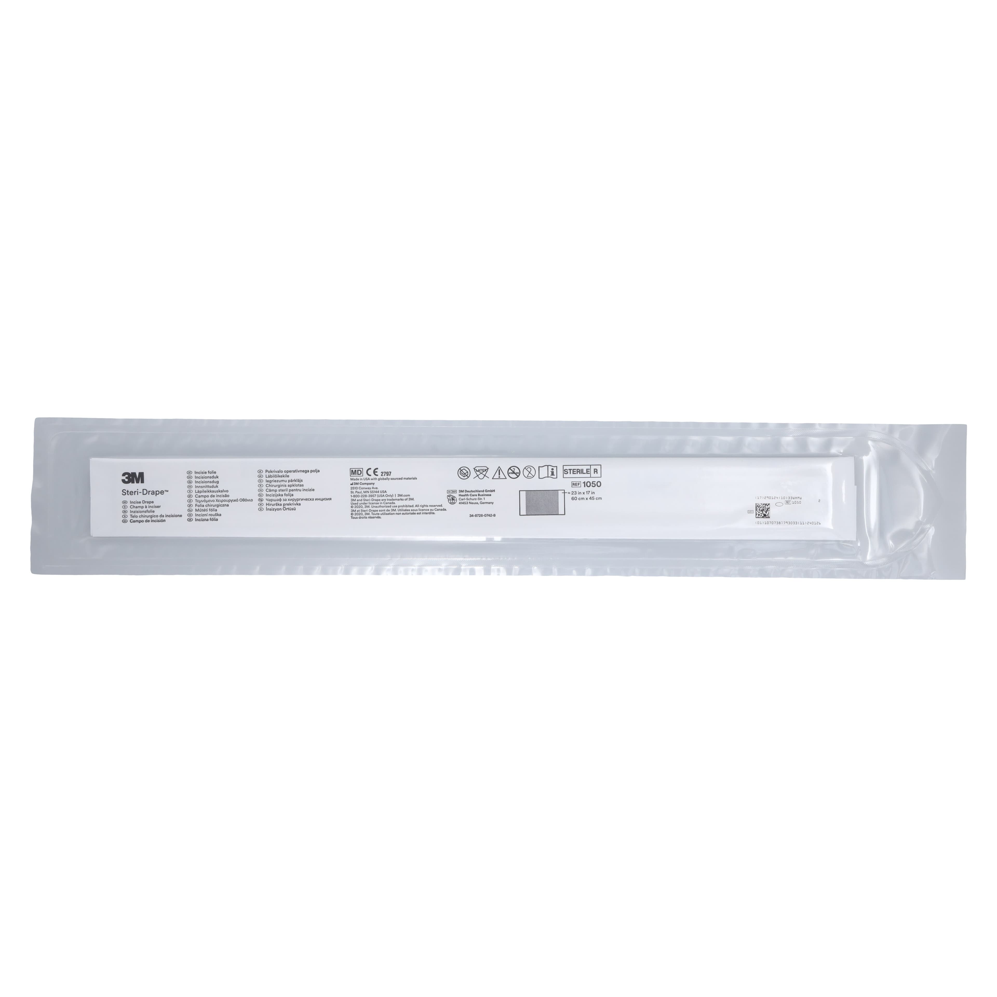 Steri-Drape Incise Sterile Surgical Drape, Non-Fenestrated, 23x17" thumbnail 2