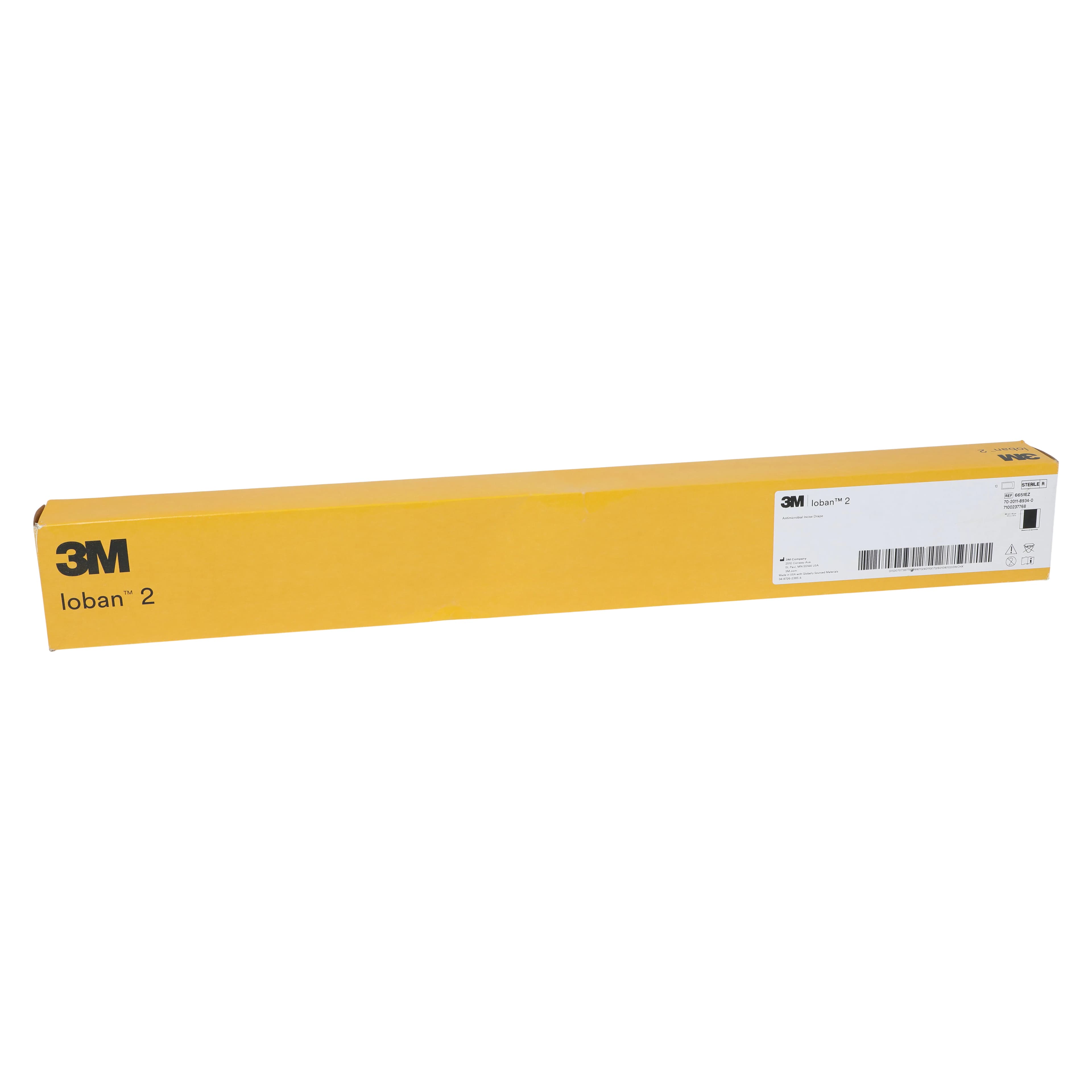 3M Ioban 2 Antimicrobial Incise Drape 6651EZ, 23" x 33" Overall, 10 per Box - 3M IOBAN 2 ANTIMICROBIAL INCISE DRAPE 6651EZ - Image 1