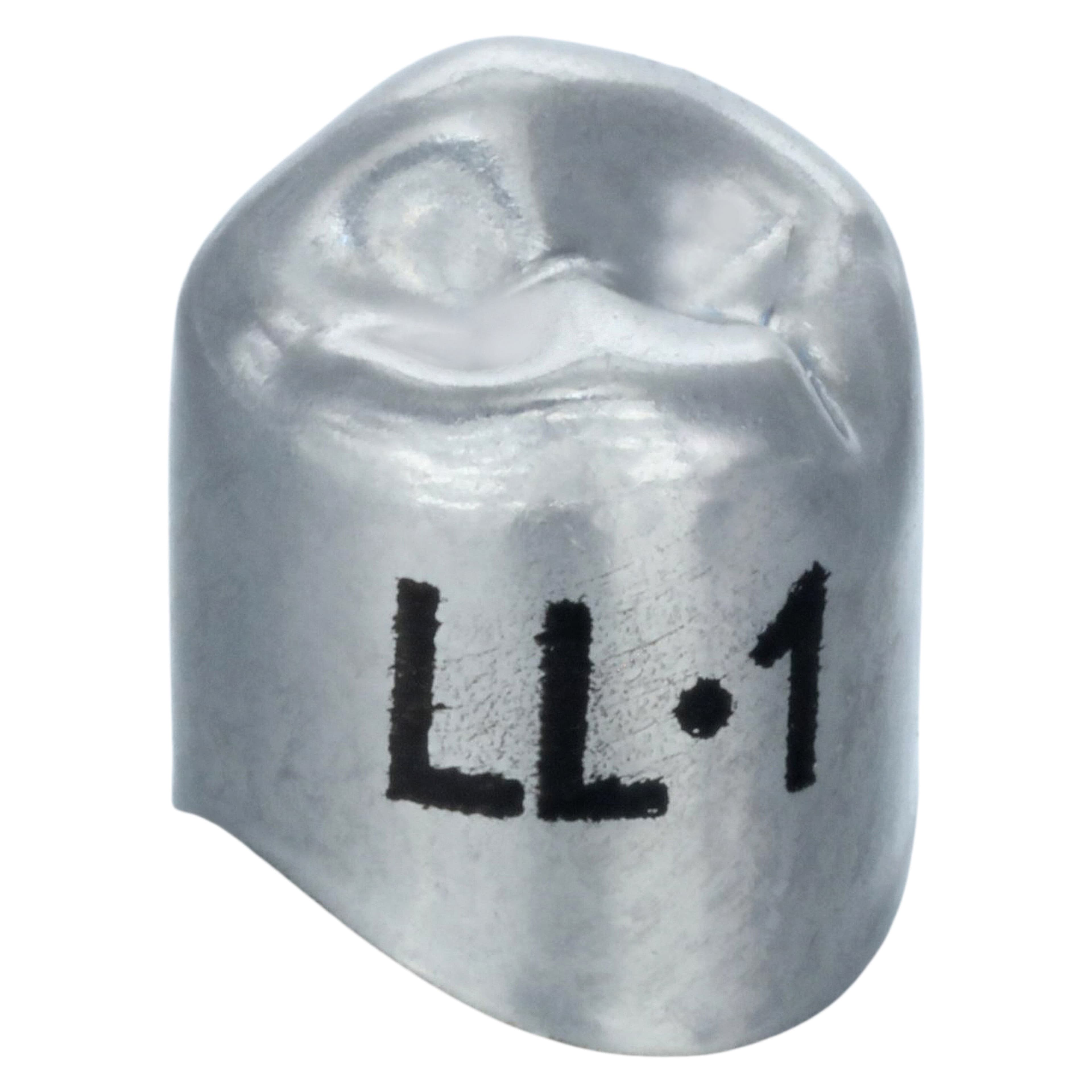 3M Unitek Permanent Stainless Steel Crown, Lower Left First Bicuspid, Size 1 (1LL), 5/Box, 900531 thumbnail 3