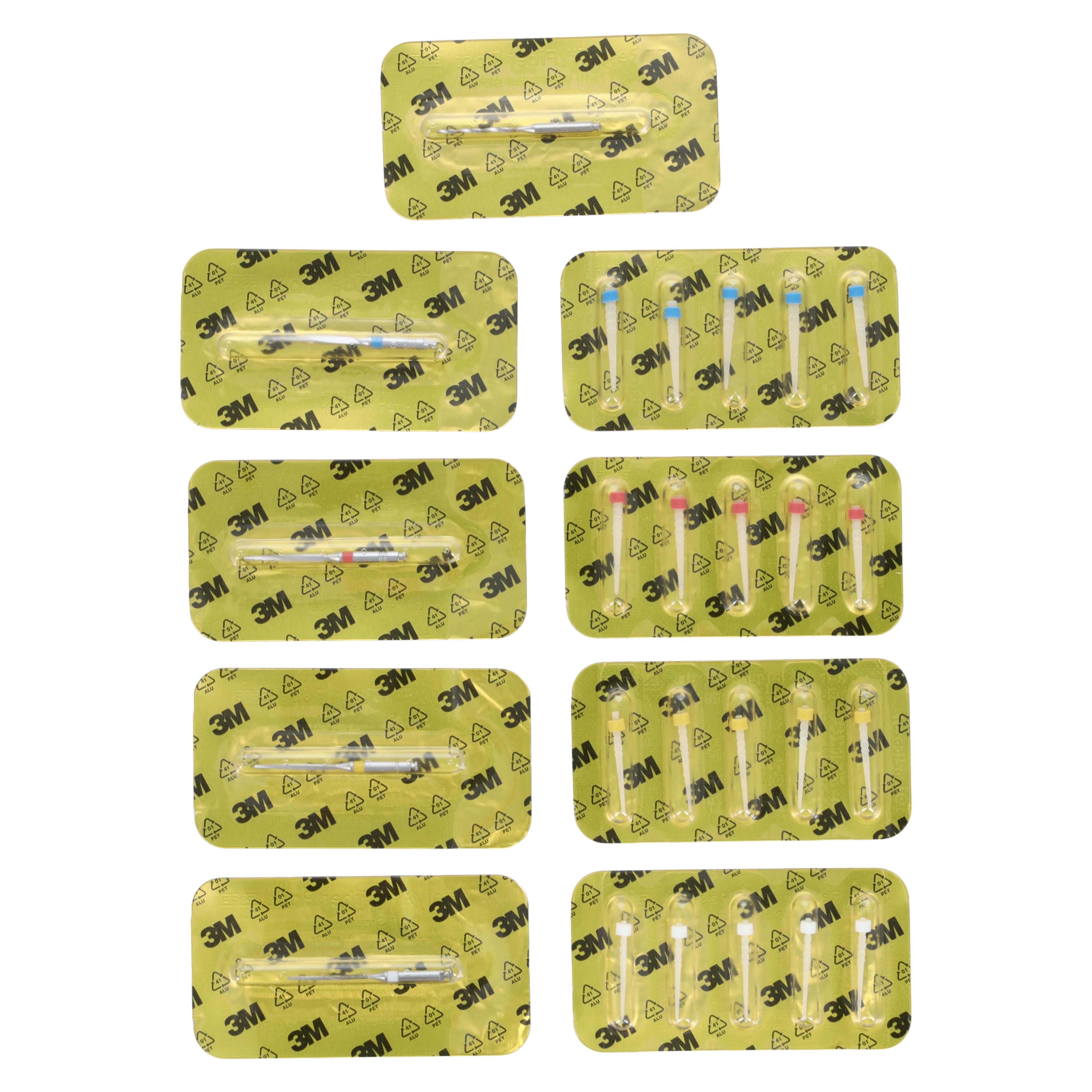 3M RelyX Fiber Post 3D Glass Fiber Post Intro Kit, Assorted Sizes 0-3, 20 Posts & 5 Drills, 56957 thumbnail 2