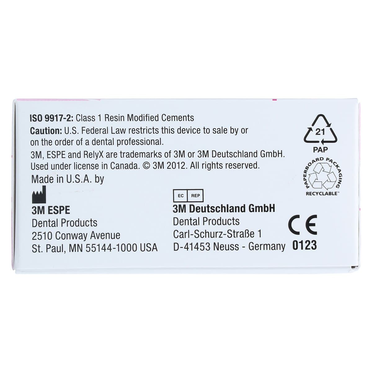 3M RelyX Luting Cement Powder Refill, 16 g Bottle, 3505P thumbnail 7