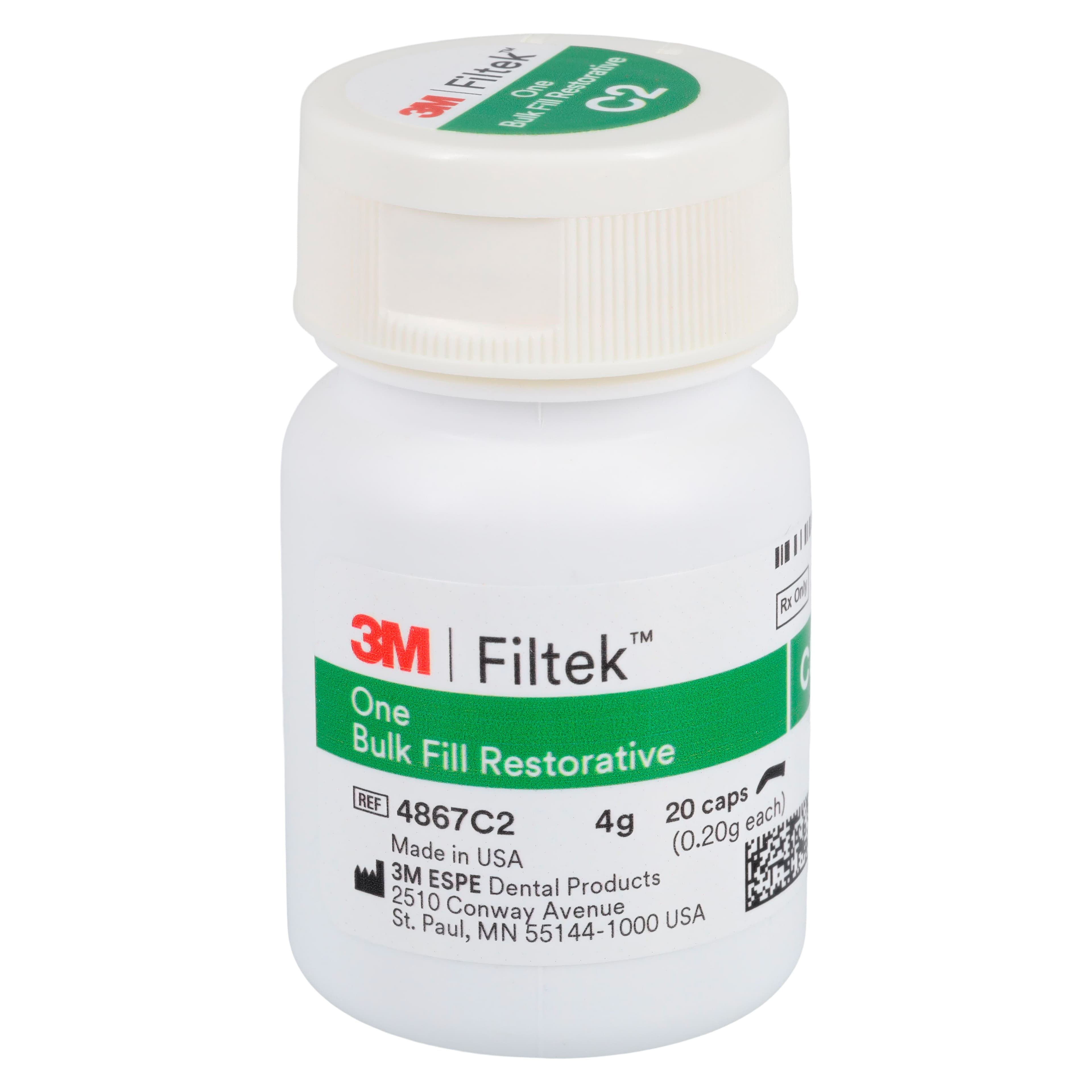3M Filtek One Bulk Fill Restorative, Capsule Refill, Shade C2, 0.2 g, 20/Box, 4867C2 thumbnail 2