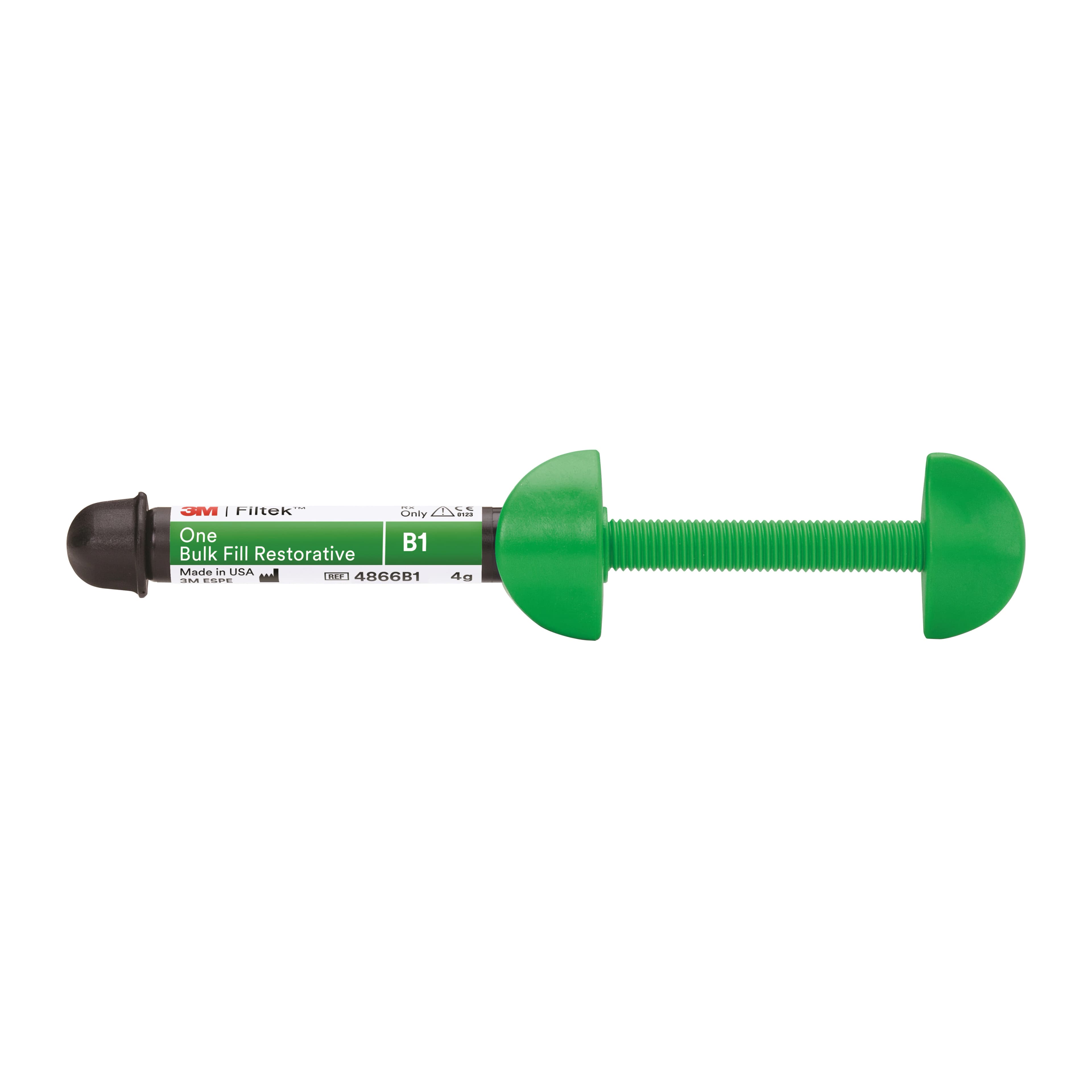 3M Filtek One Bulk Fill Restorative Syringe Refill, 4g, Shade B1, 4866B1 thumbnail 2