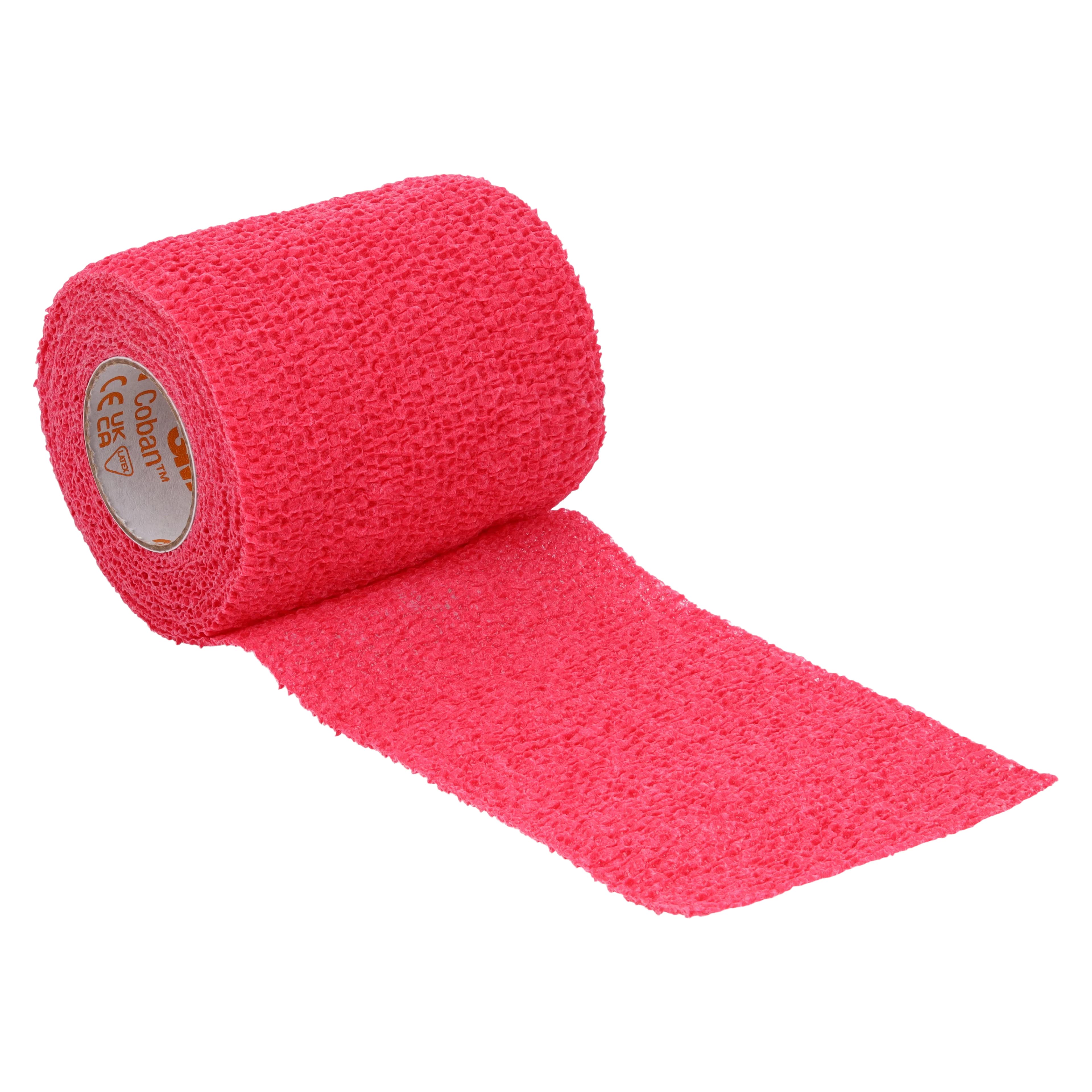 3M Coban Self-Adherent Wrap 1583R, 3" x 5 yds, Red, Non-Sterile, Latex-Free, 24/Case thumbnail 2