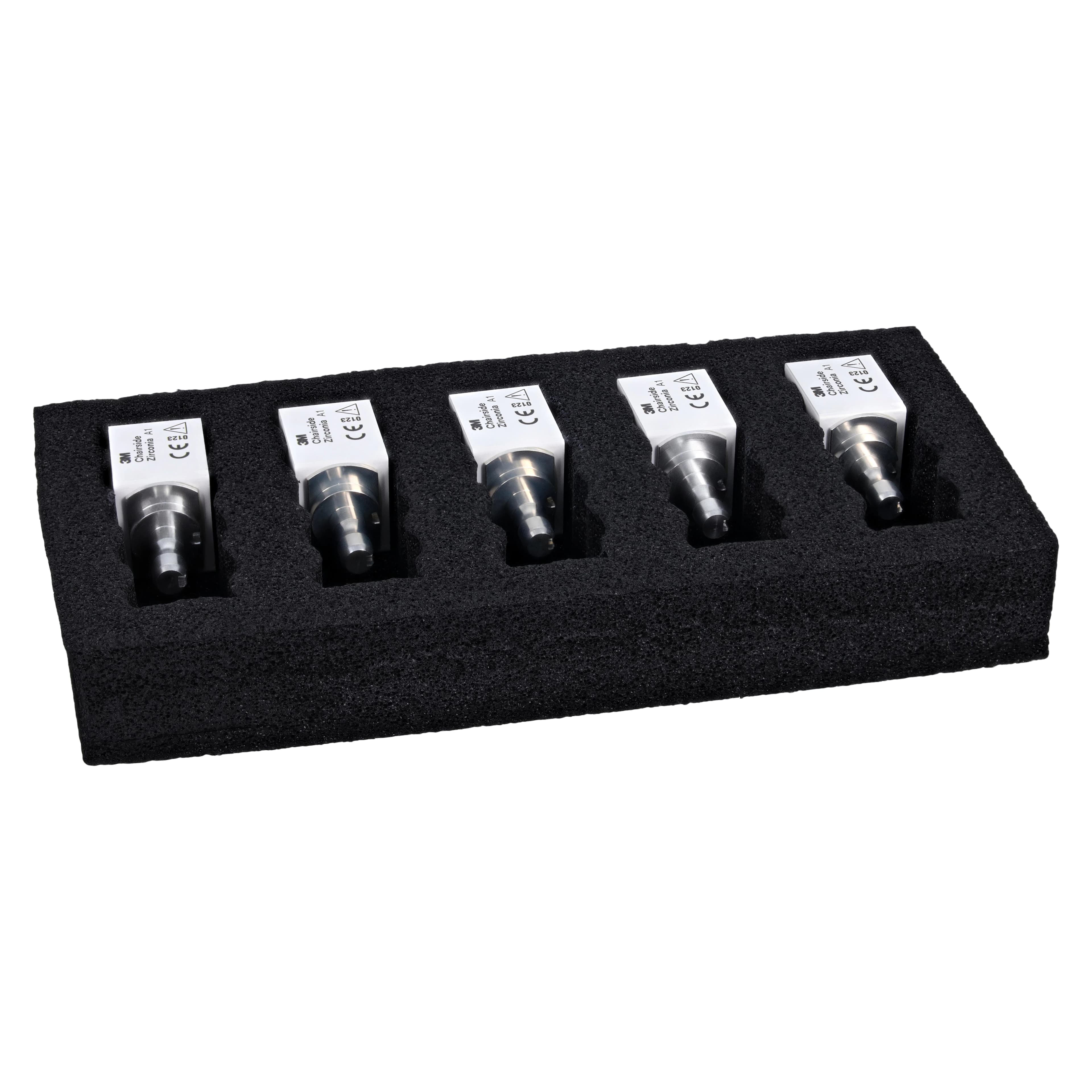 3M™ Chairside Zirconia CEREC Crown Block Refill, Shade A1, 20mm, 5/Pkg, 69941 thumbnail 3