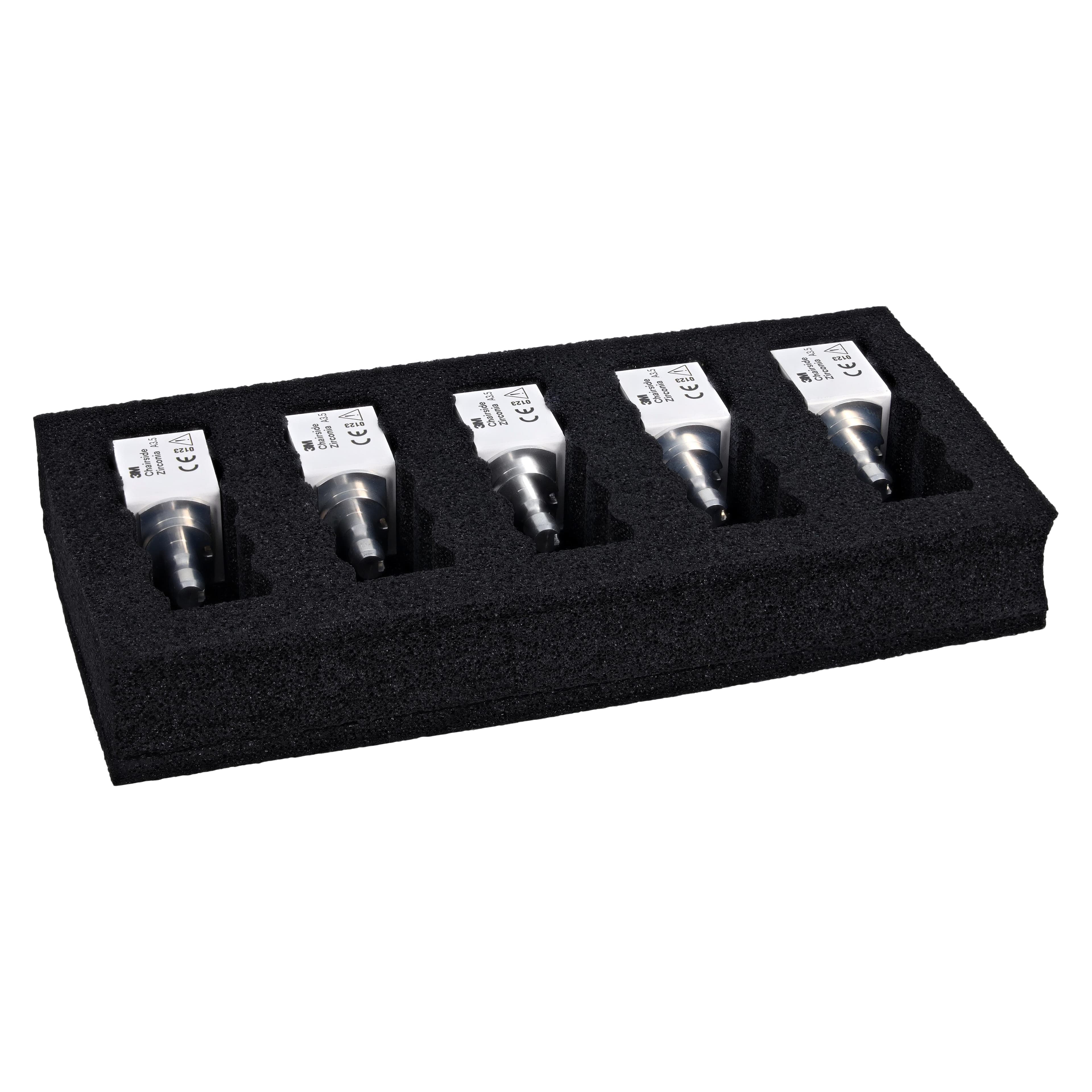 3M™ Chairside Zirconia CEREC Crown Block Refill, Shade A3.5, 20mm, 5/Pkg, 69944 thumbnail 3