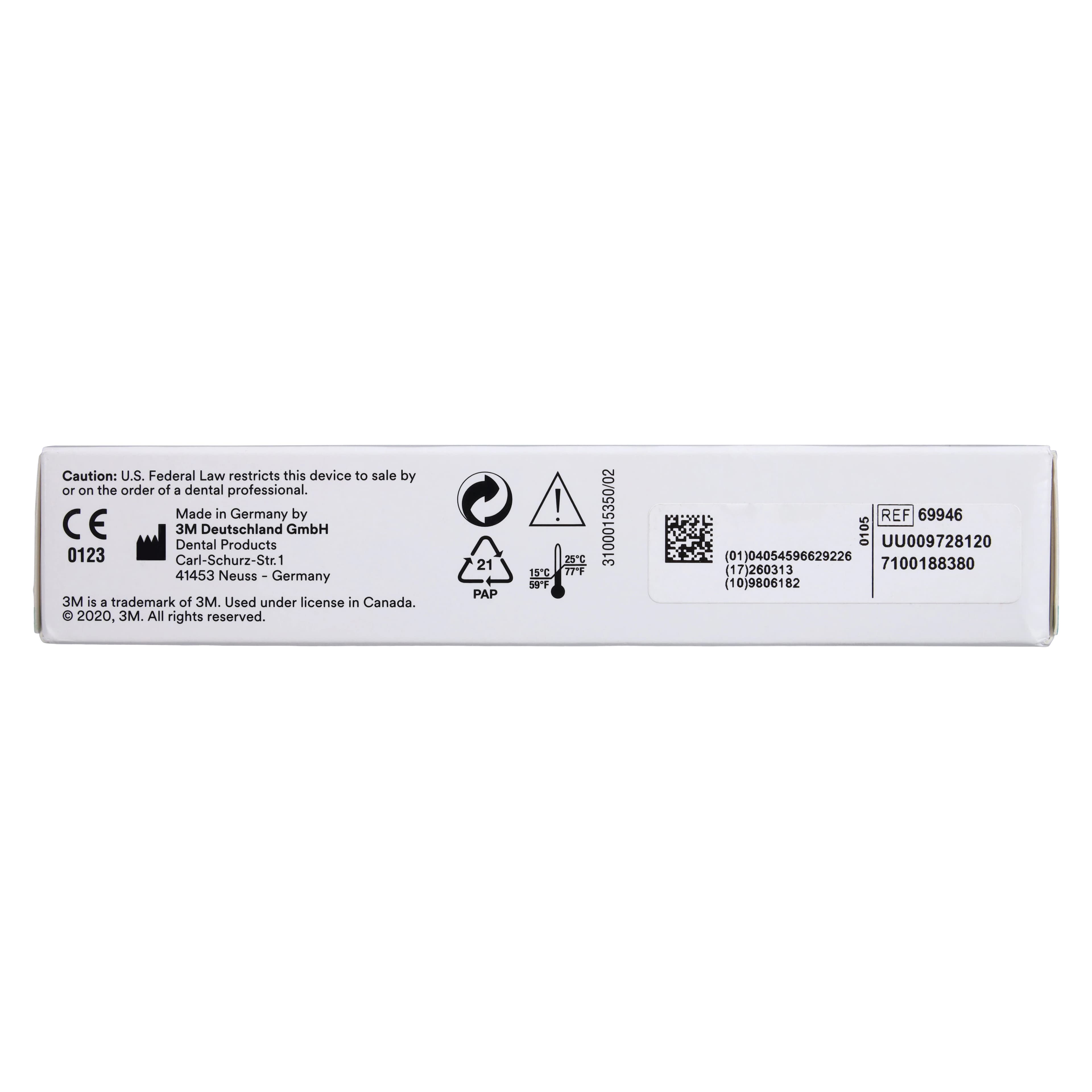Solventum Chairside Zirconia CAD/CAM Crown Block, Shade C1, 20mm, 5/Pk, 69946 thumbnail 6