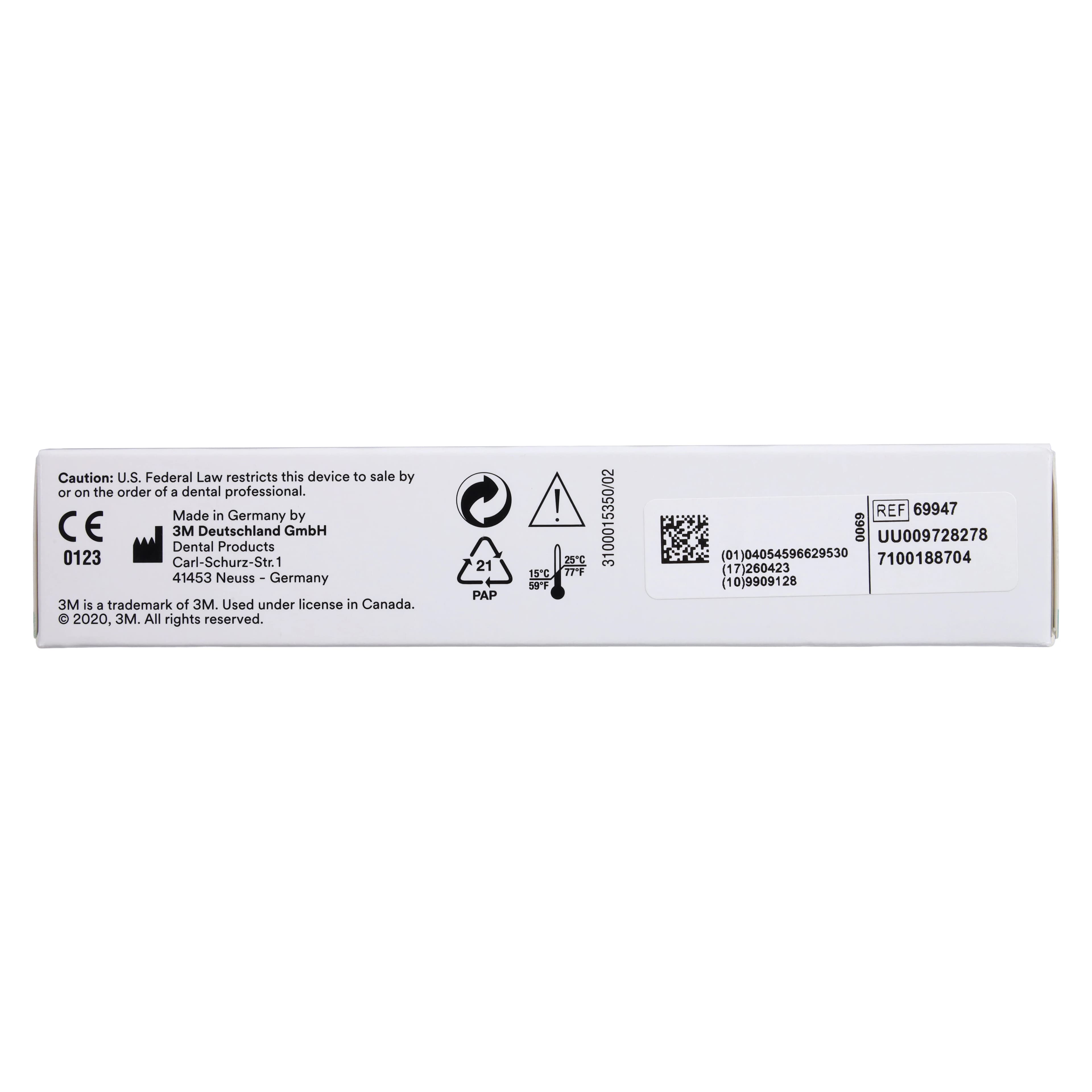Solventum™ Chairside Zirconia CEREC Crown Block Refill, Shade D2, 20mm, 5/Pkg, 69947 thumbnail 6