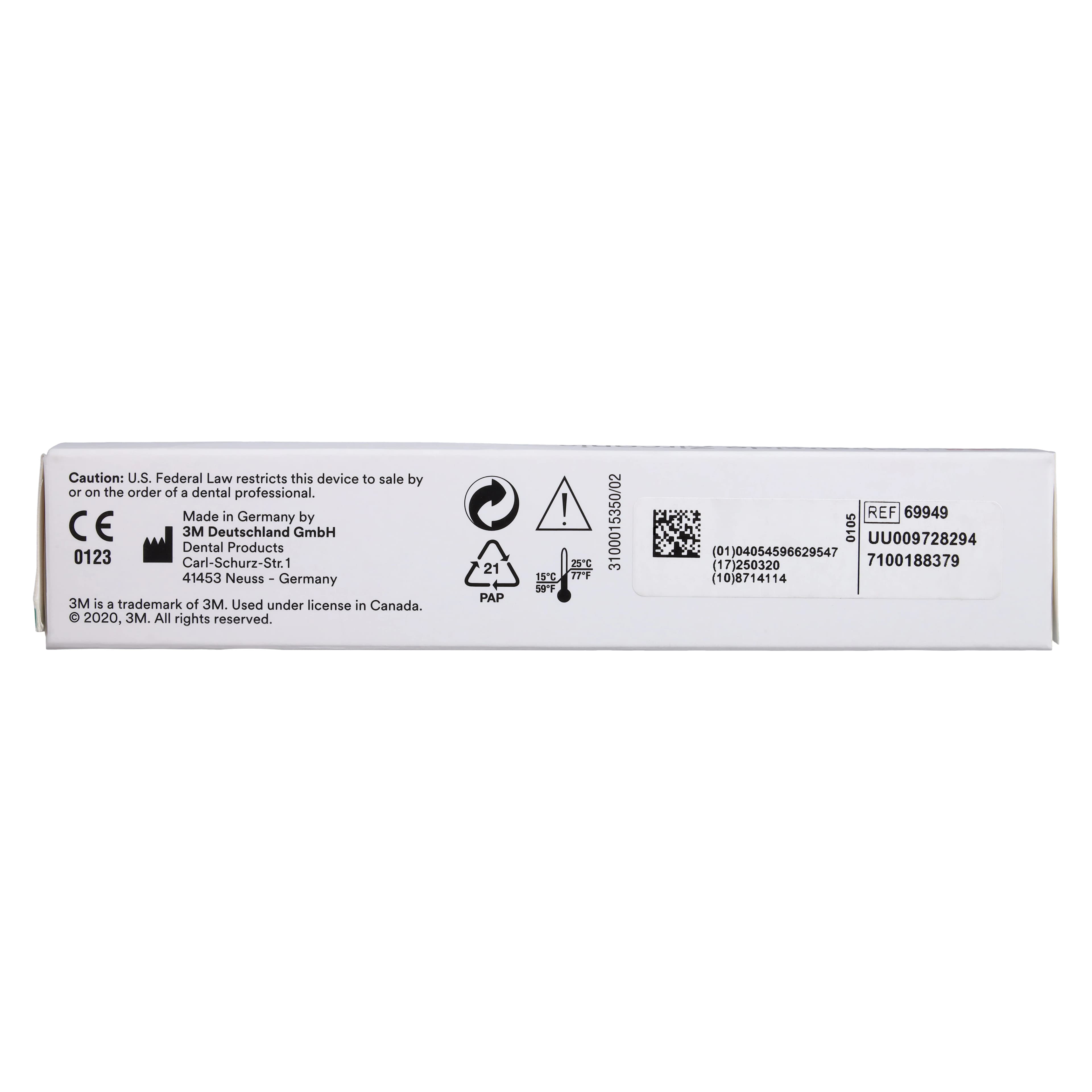 Solventum Chairside Zirconia Bridge Block, 39mm, Shade A1, 3/Pk, 69949 thumbnail 6