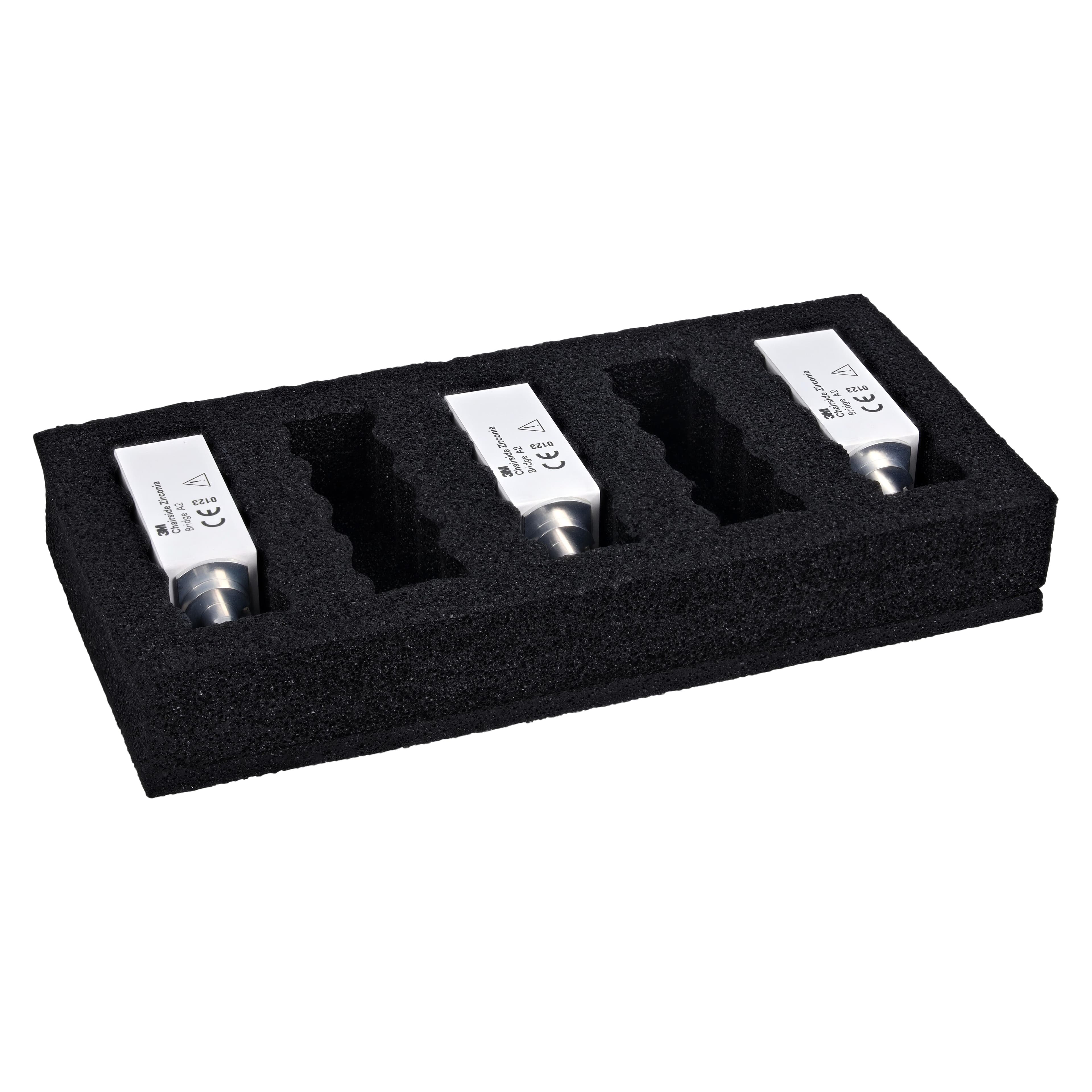 Solventum Chairside Zirconia Bridge Block, 39mm, Shade A2, 3/Pk, 69950 thumbnail 3