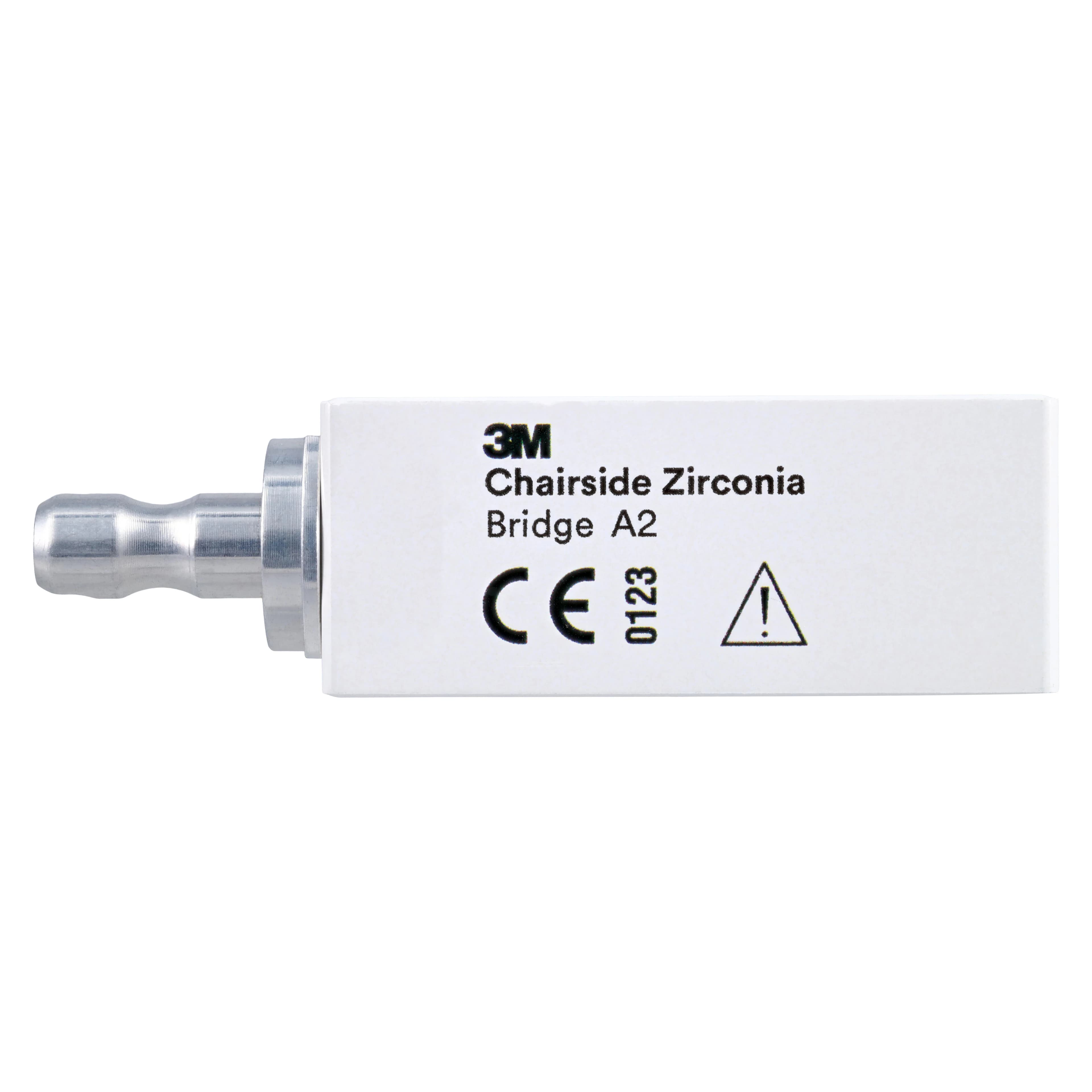 Solventum Chairside Zirconia Bridge Block, 39mm, Shade A2, 3/Pk, 69950 thumbnail 2