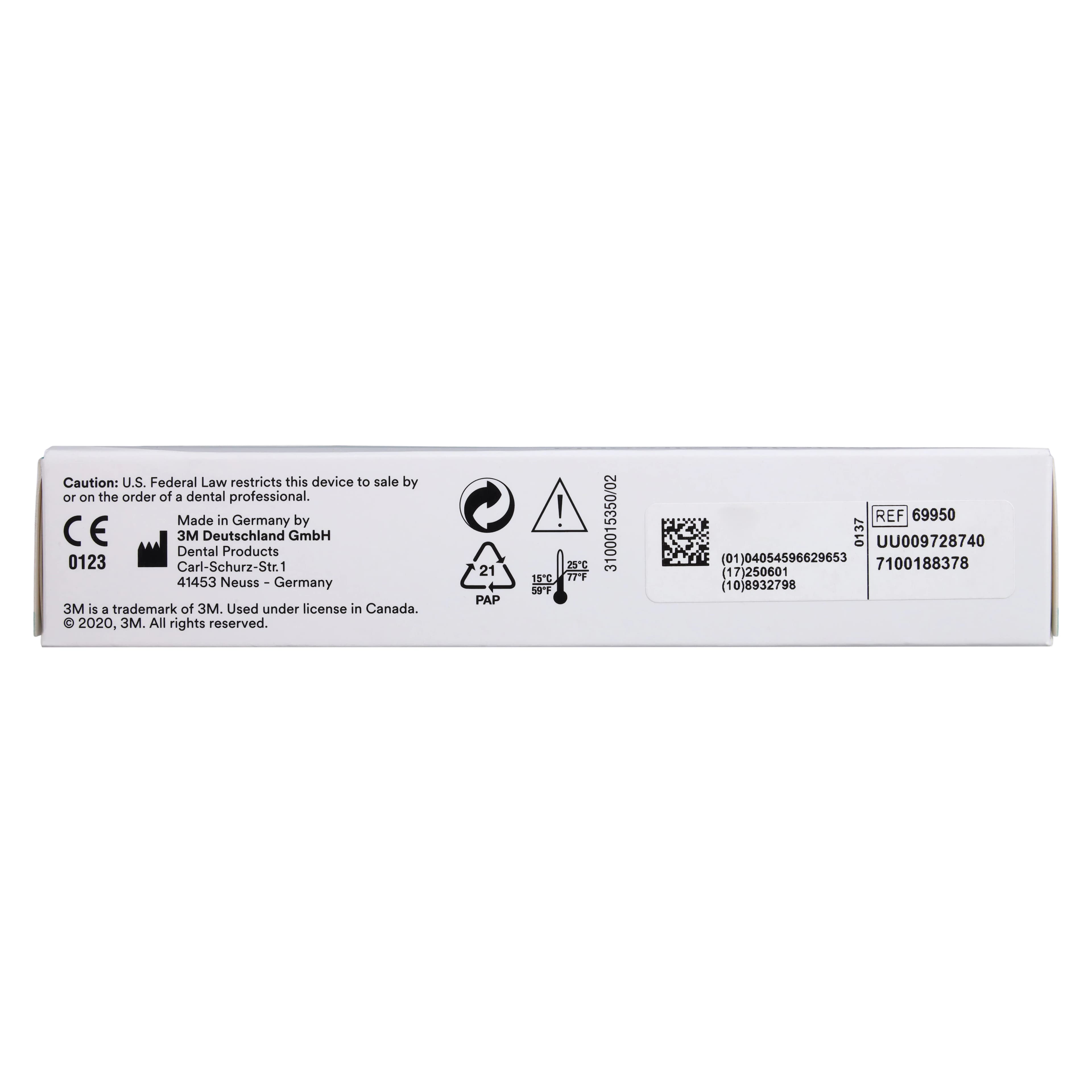 Solventum Chairside Zirconia Bridge Block, 39mm, Shade A2, 3/Pk, 69950 thumbnail 6