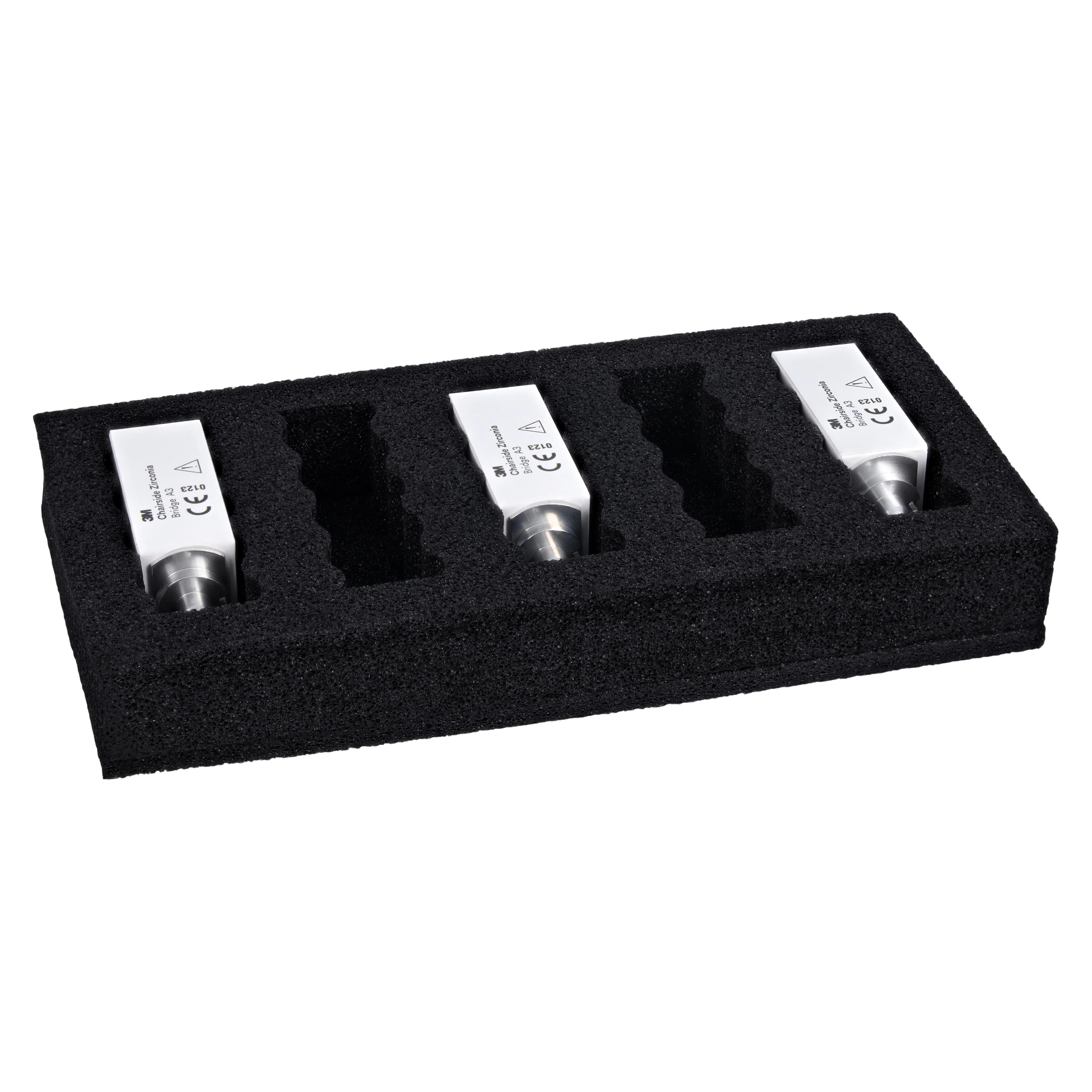 Solventum Chairside Zirconia for CEREC Bridge Blocks, 39mm, Shade A3, 3/Pkg, 69951 thumbnail 3
