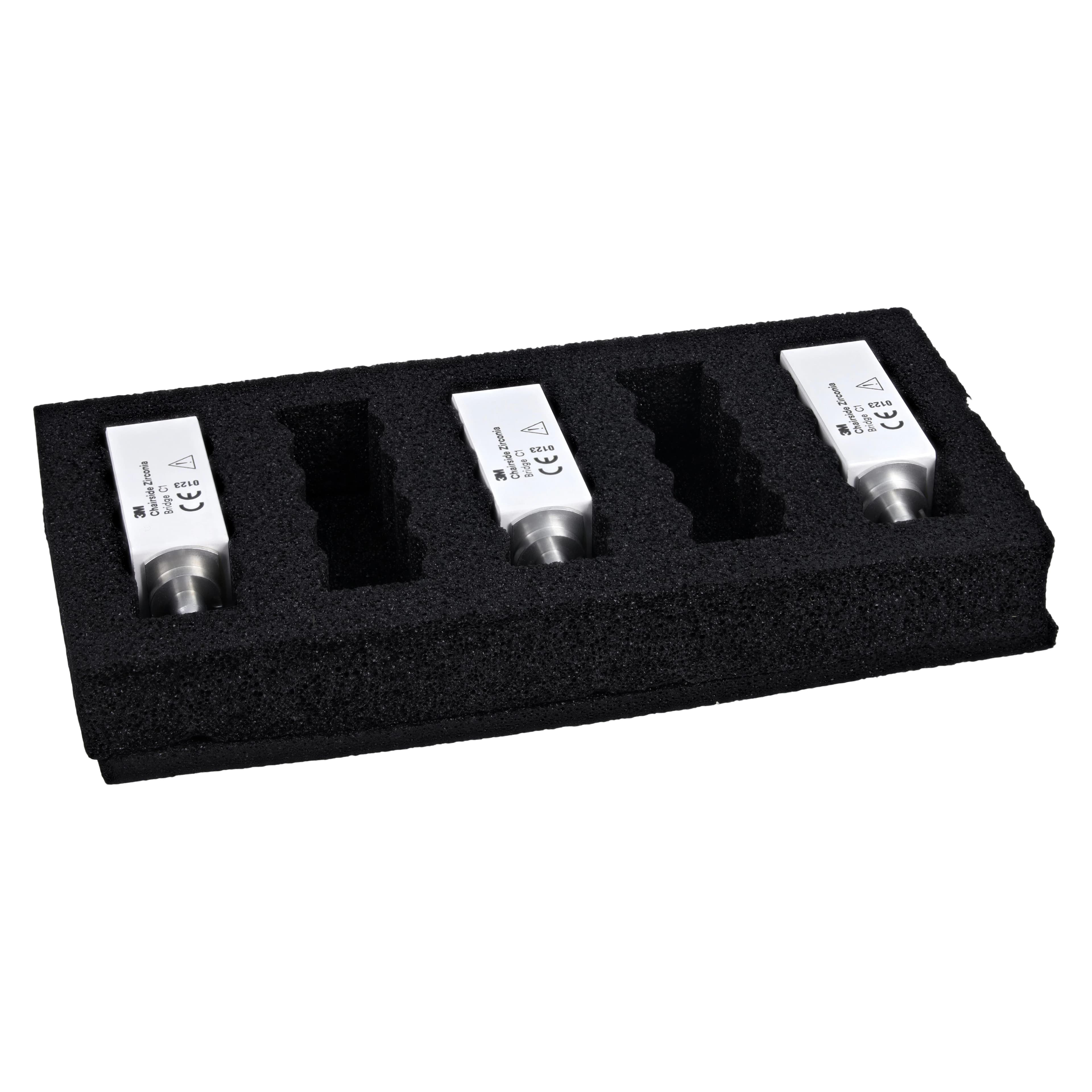 3M Chairside Zirconia CEREC Bridge Blocks 39mm, Shade C1, 3/Pk thumbnail 3