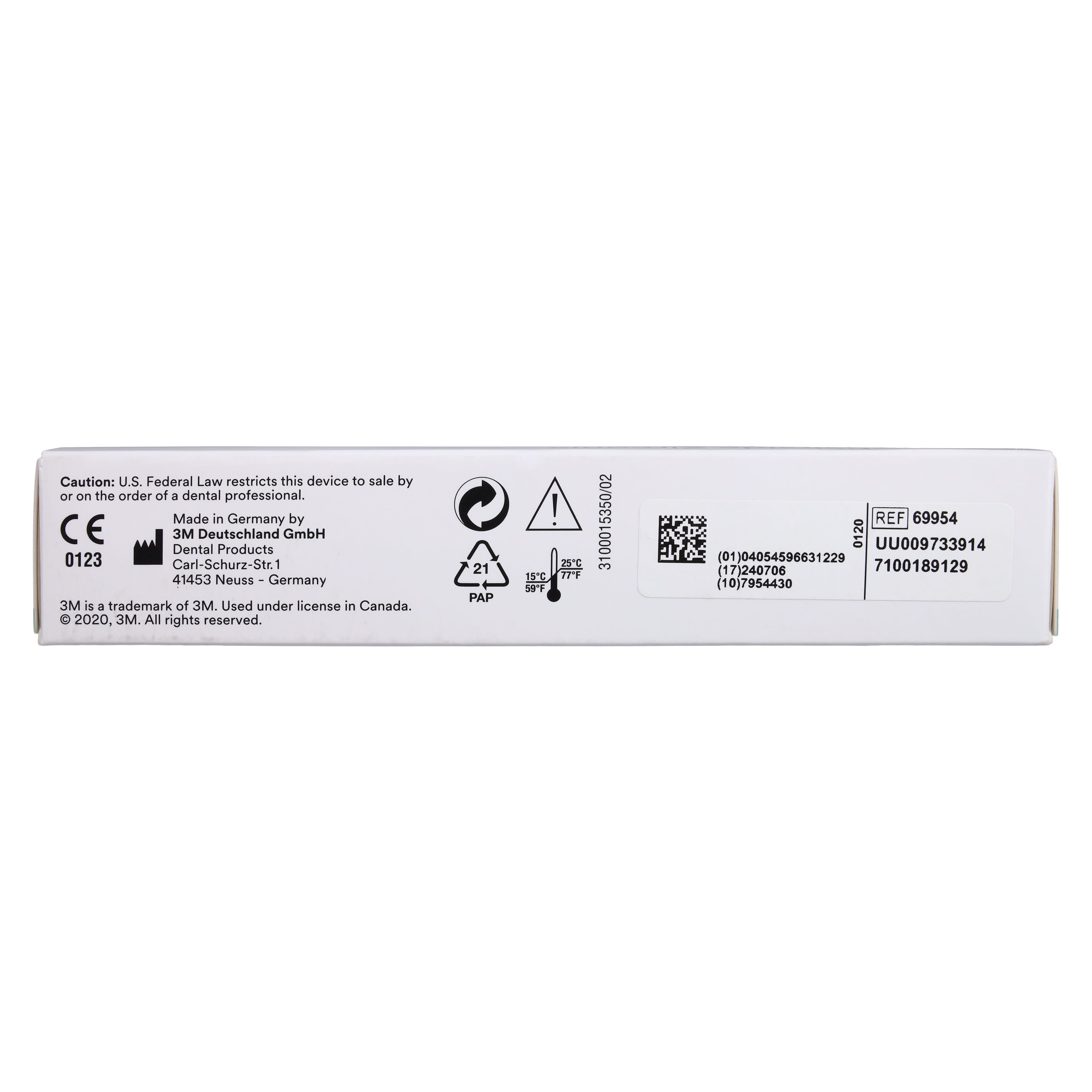 3M Chairside Zirconia CEREC Bridge Blocks 39mm, Shade C1, 3/Pk thumbnail 6