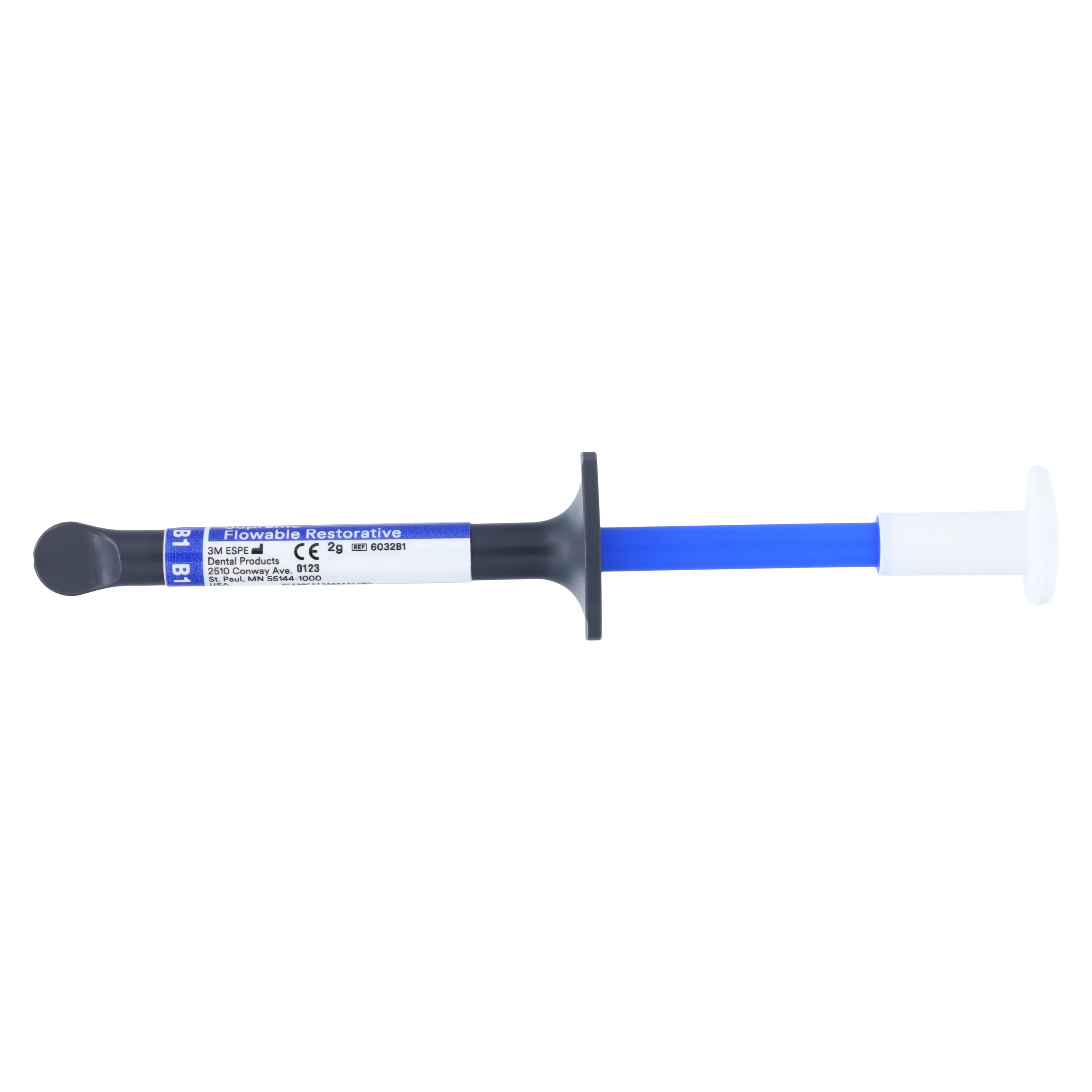 3M Filtek Supreme Flowable Restorative Syringe Refill, Shade B1, 2g Syringes, 2/Pkg, 6032B1 thumbnail 3