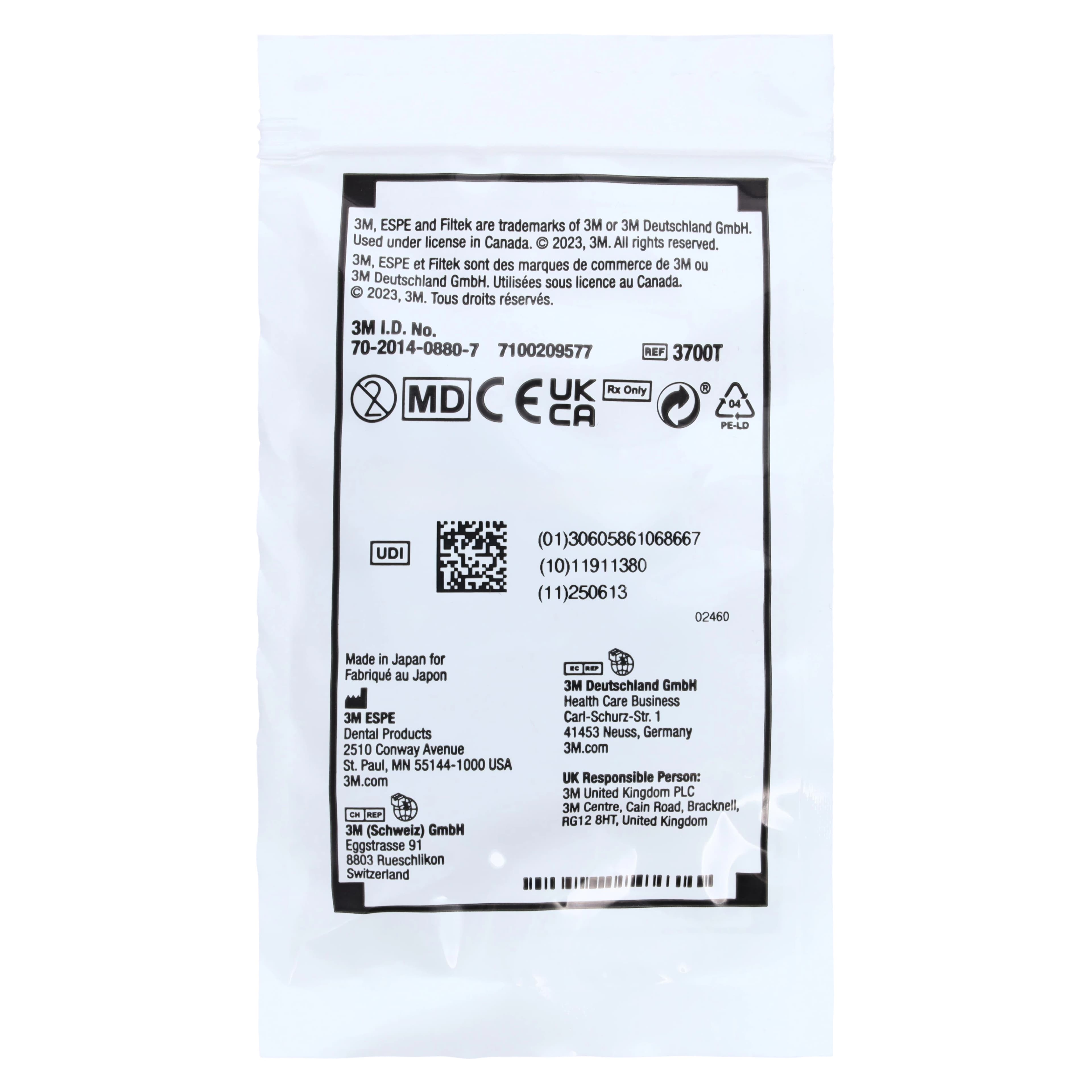 Filtek Supreme Ultra Flowable Composite, Syringe Refill, 2 g, Opaque A3, 2/Pk, 6032OA3 thumbnail 7