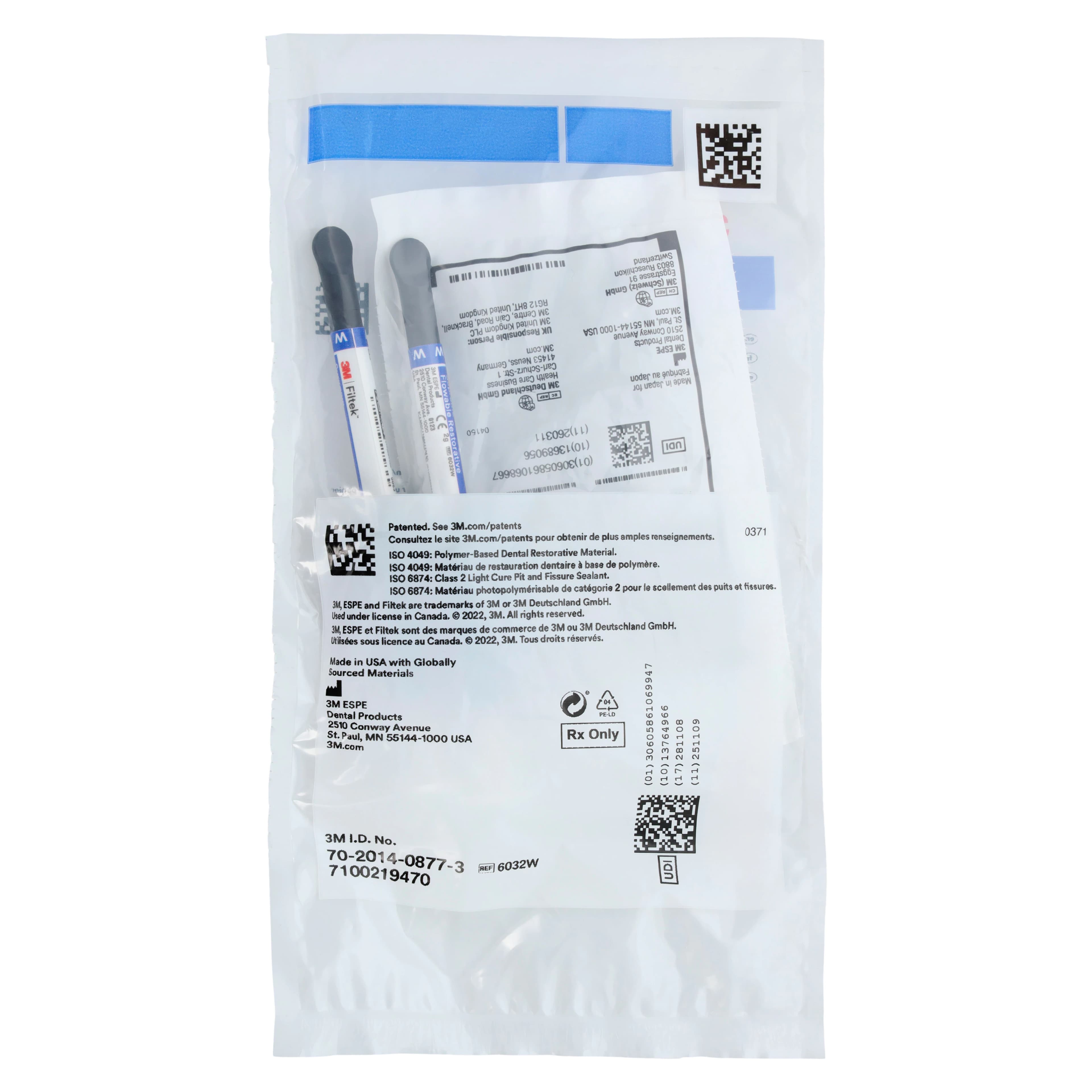 Filtek Supreme Ultra Flowable Composite, Syringe Refill, 2 g, Shade W (White), 2/Pk, 6032W thumbnail 3