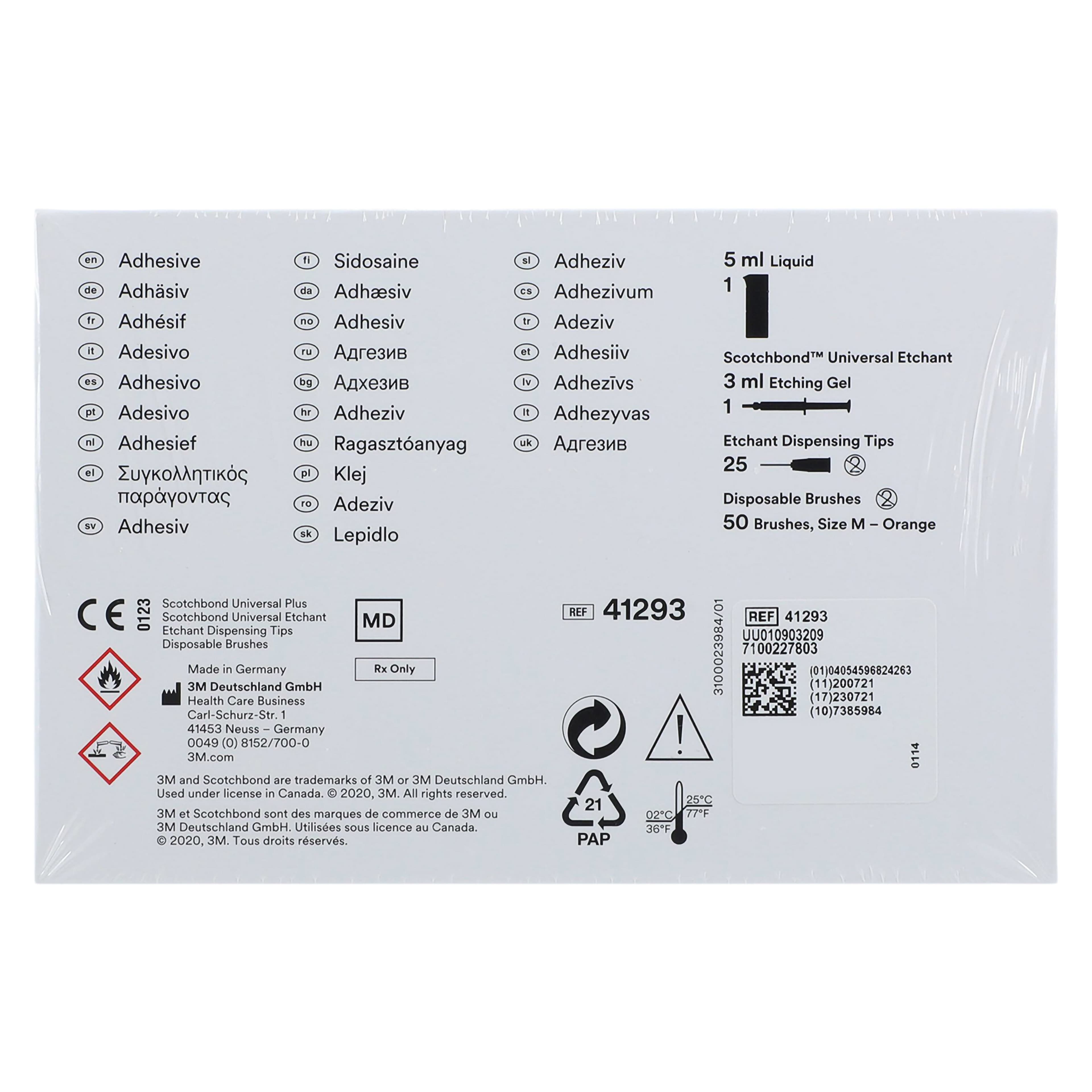 3M (Solventum) Scotchbond Universal Plus Adhesive Vial Intro Kit, 5 mL, 41293 thumbnail 13
