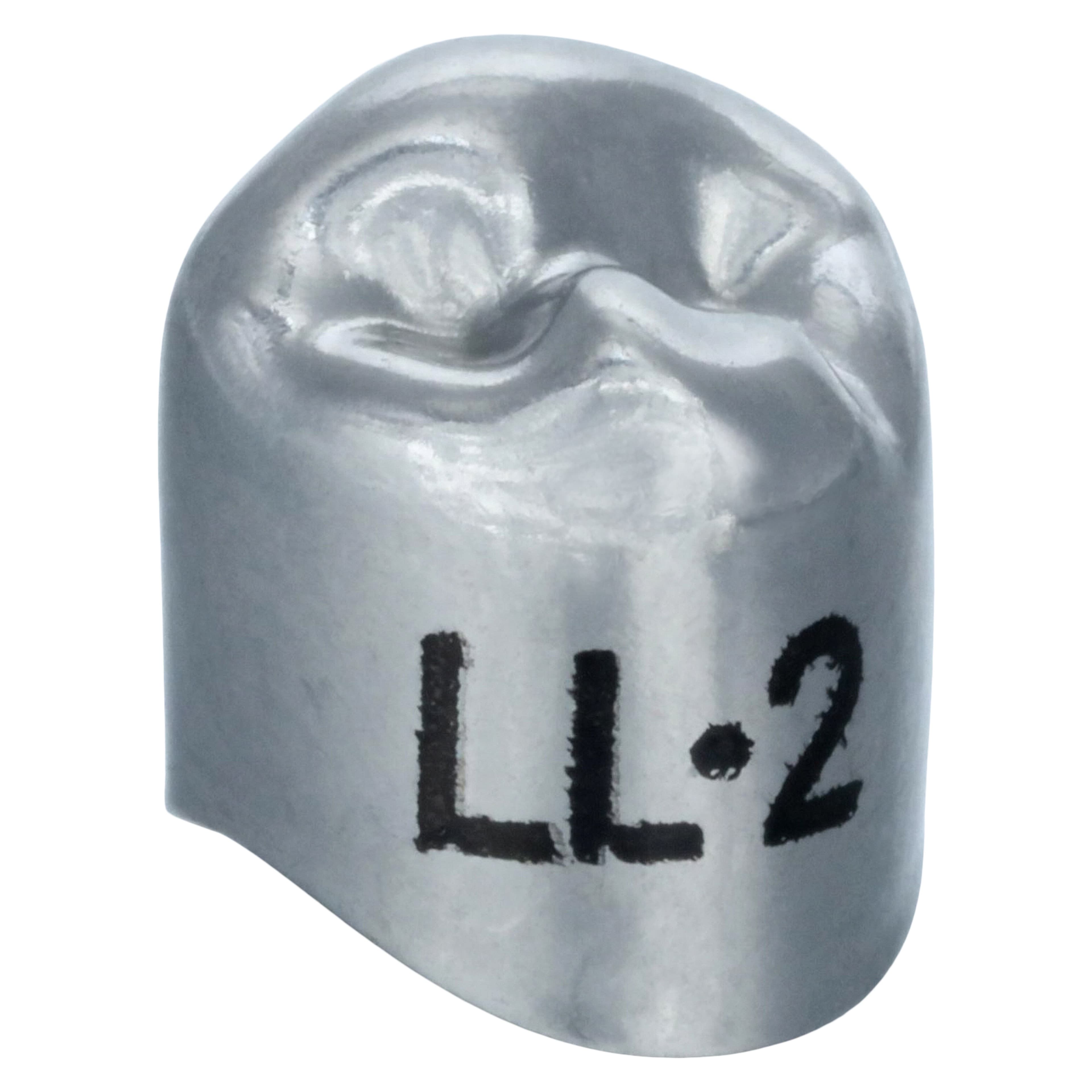 3M Unitek Permanent Stainless Steel Crowns, Lower Left First Bicuspid, Size 2 (2LL), 5/Box, 900532 thumbnail 3