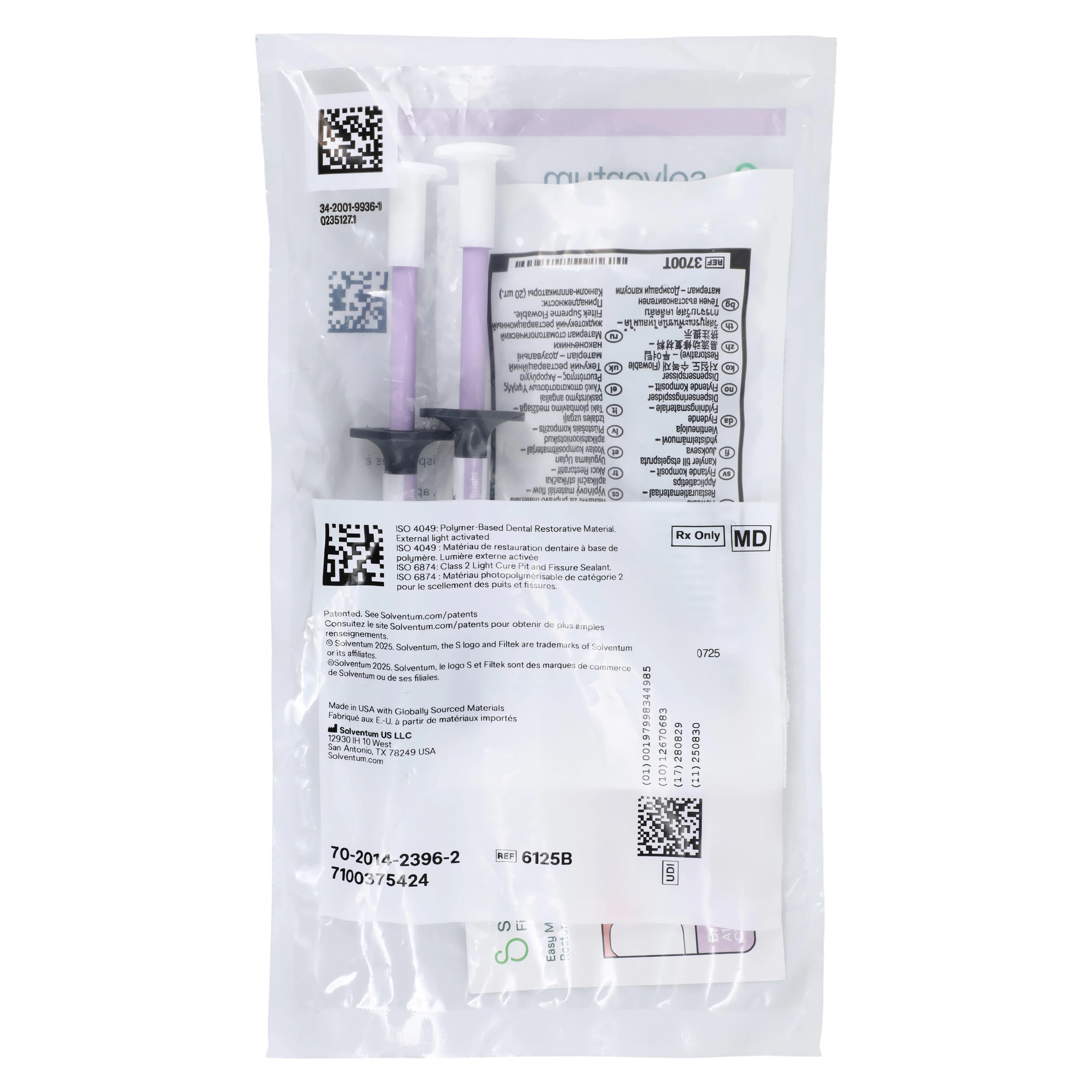 Solventum Filtek Easy Match Flowable Restorative, Bright, 2 g Syringe, 2/Pkg, 6125B thumbnail 10