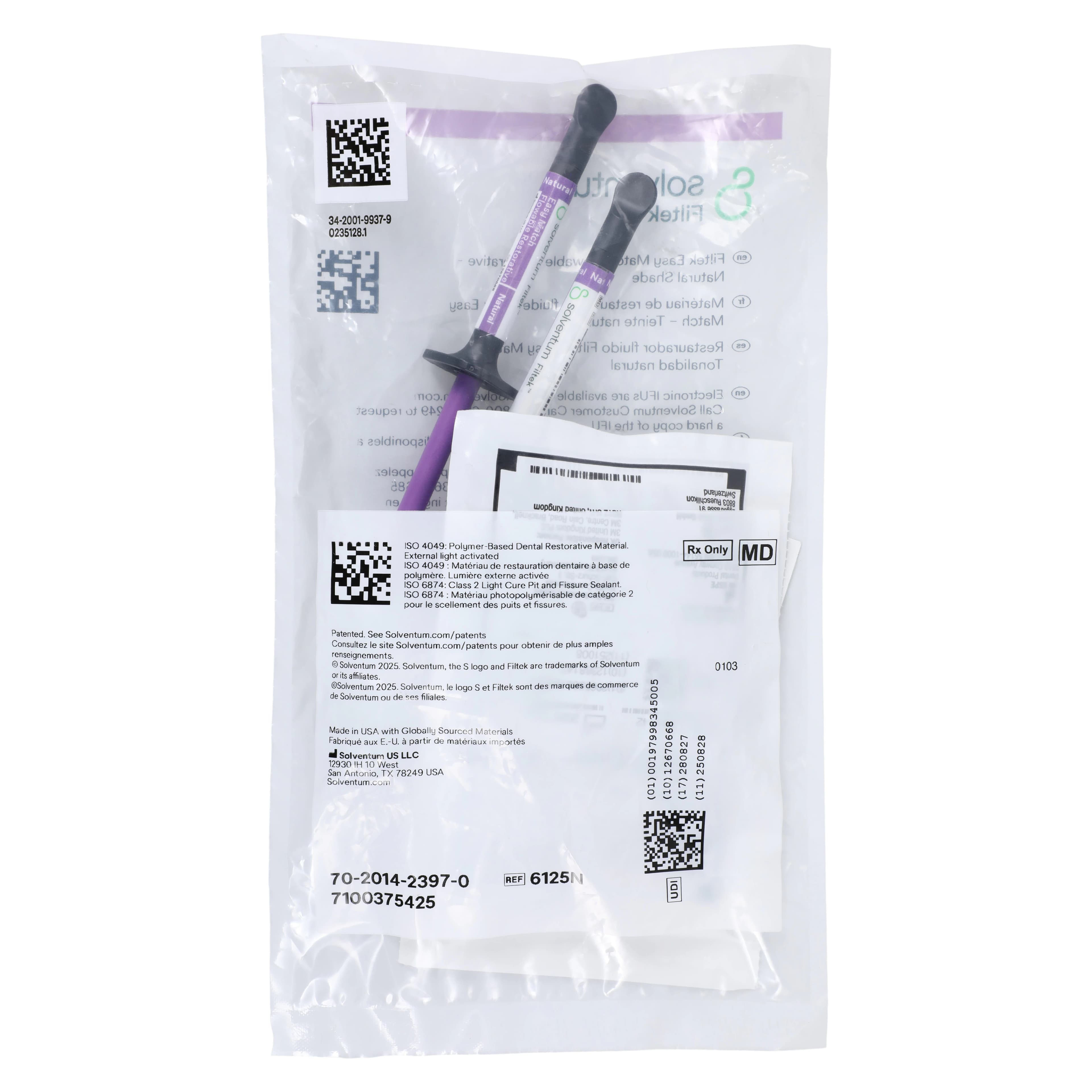 Solventum™ Filtek™ Easy Match Flowable Restorative, Natural Shade, 2g Syringe, 2/Pkg, 6125N thumbnail 10