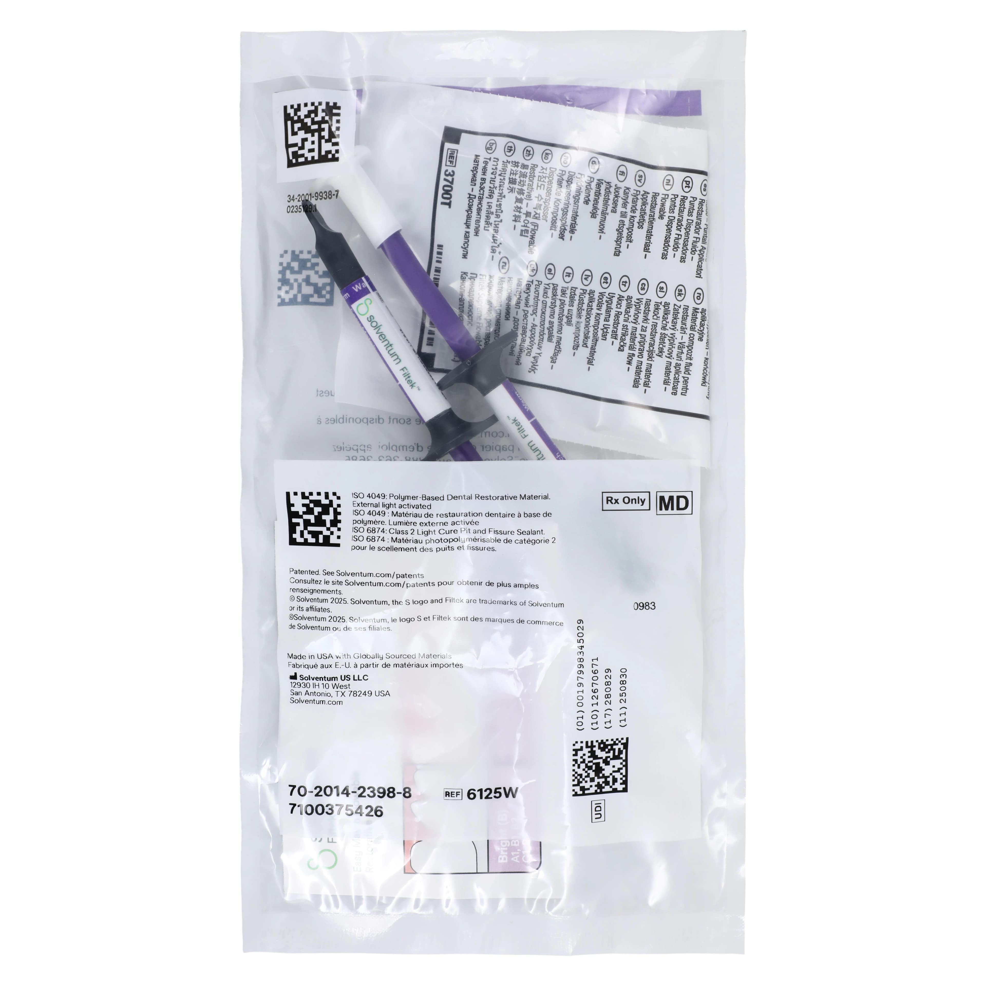 Solventum™ Filtek™ Easy Match Flowable Restorative, Warm Shade, 2g Syringe, 2/Pkg, 6125W thumbnail 10