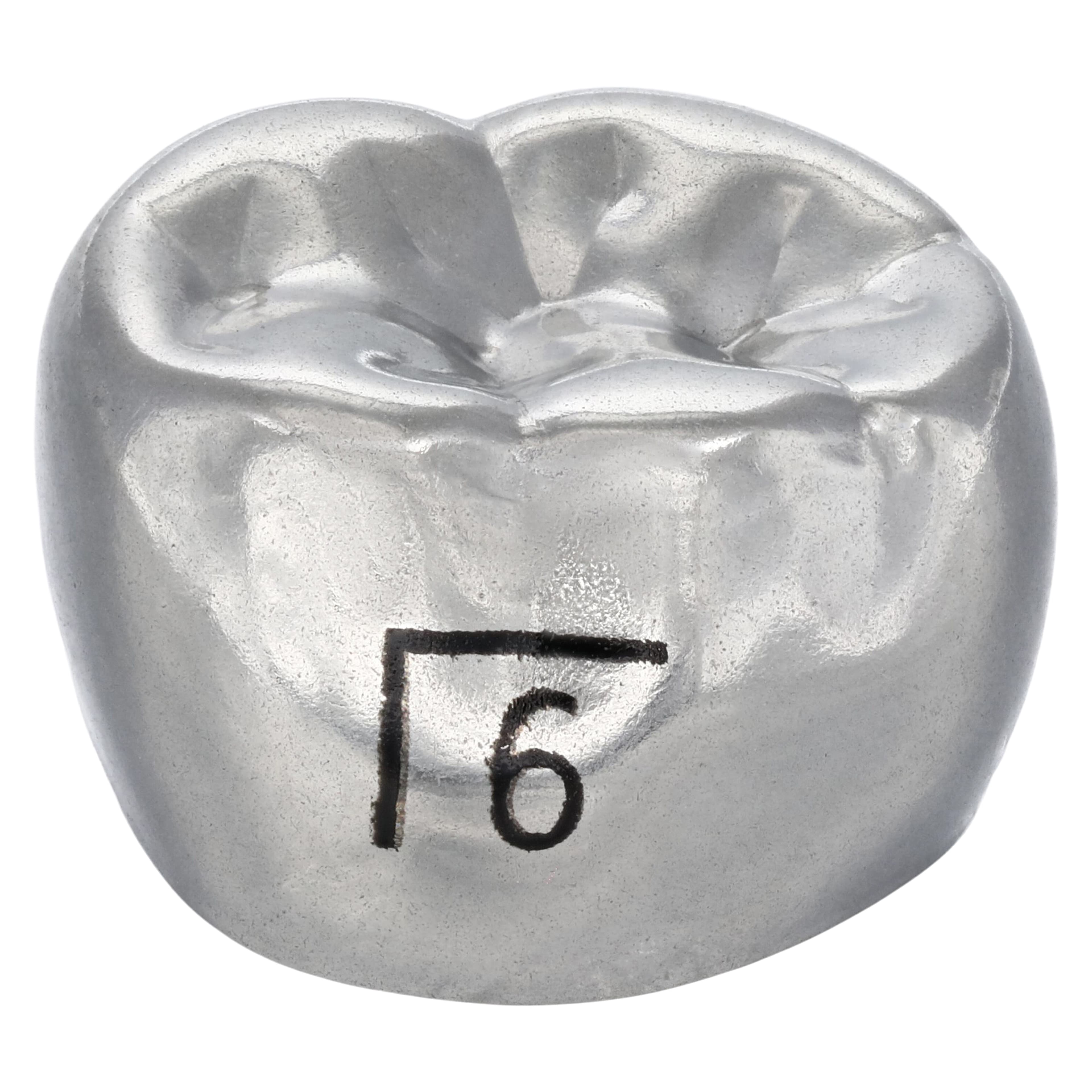 3M™ ESPE™ Stainless Steel Permanent Molar Crown, Size 6LL6, Lower Left First Permanent Molar, 5/Box thumbnail 3