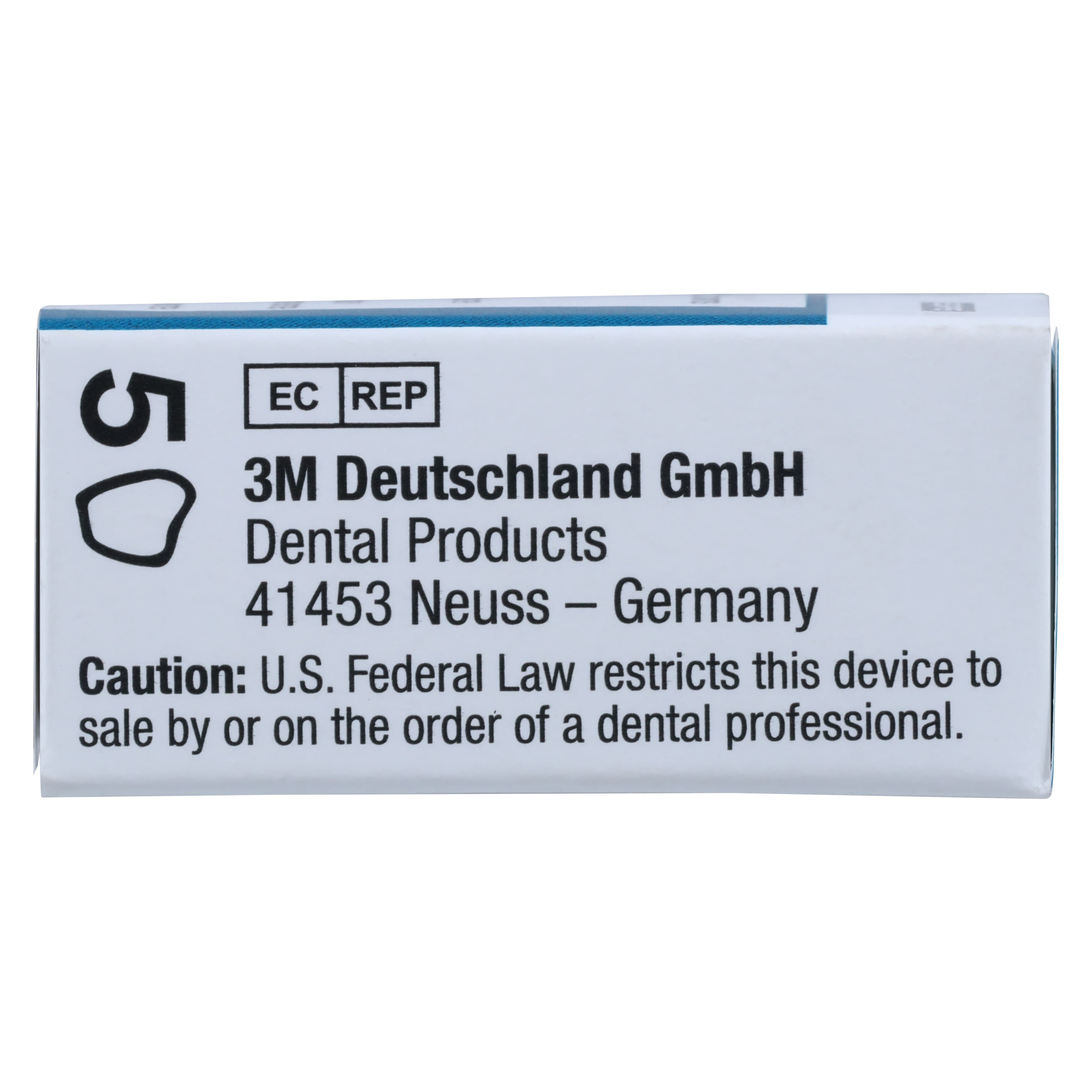 3M Unitek Stainless Steel Permanent Crown, First Bicuspid, Lower Left, Size 4 (4LL), 5/Box, 900534 thumbnail 4