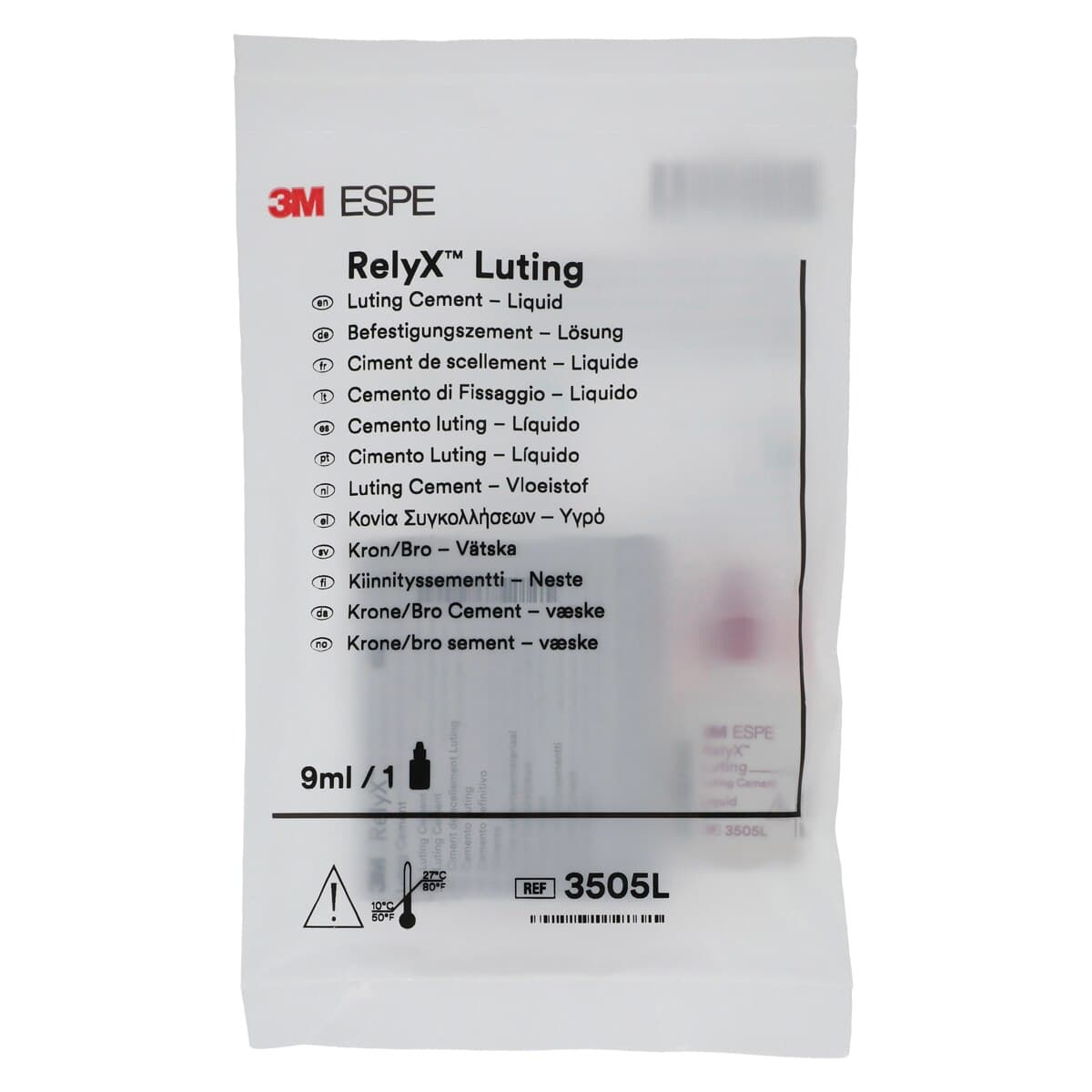 3M RelyX Luting Cement Liquid Refill, 9 mL Bottle, 3505L thumbnail 2