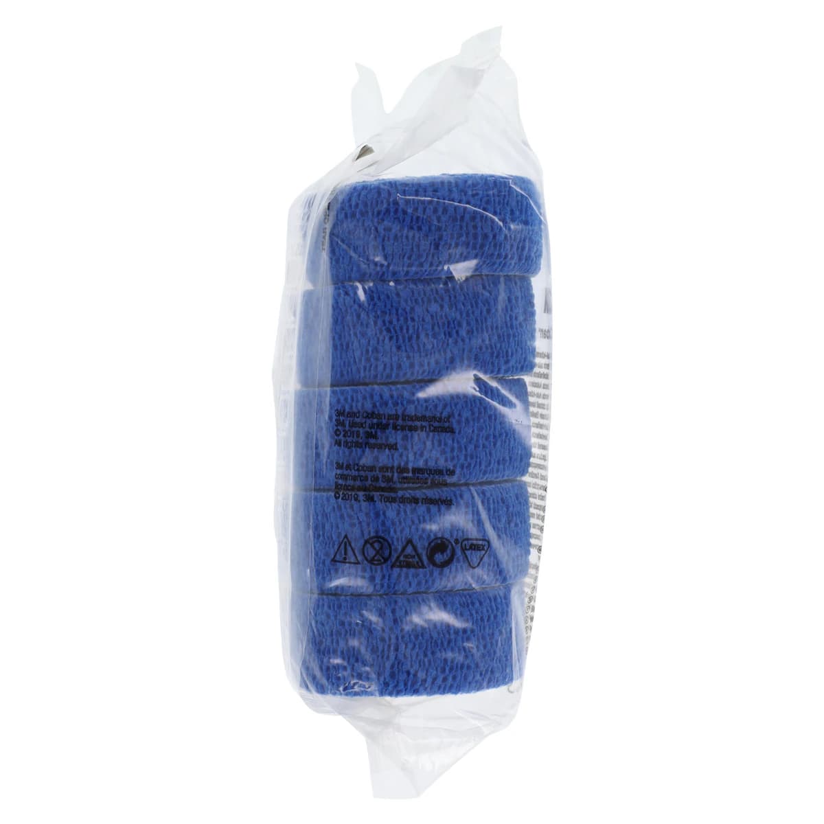 3M Coban Self-Adherent Wrap, 1" x 5 yds, Blue, Non-Sterile, Latex-Free, 30/Box, 1581B thumbnail 3