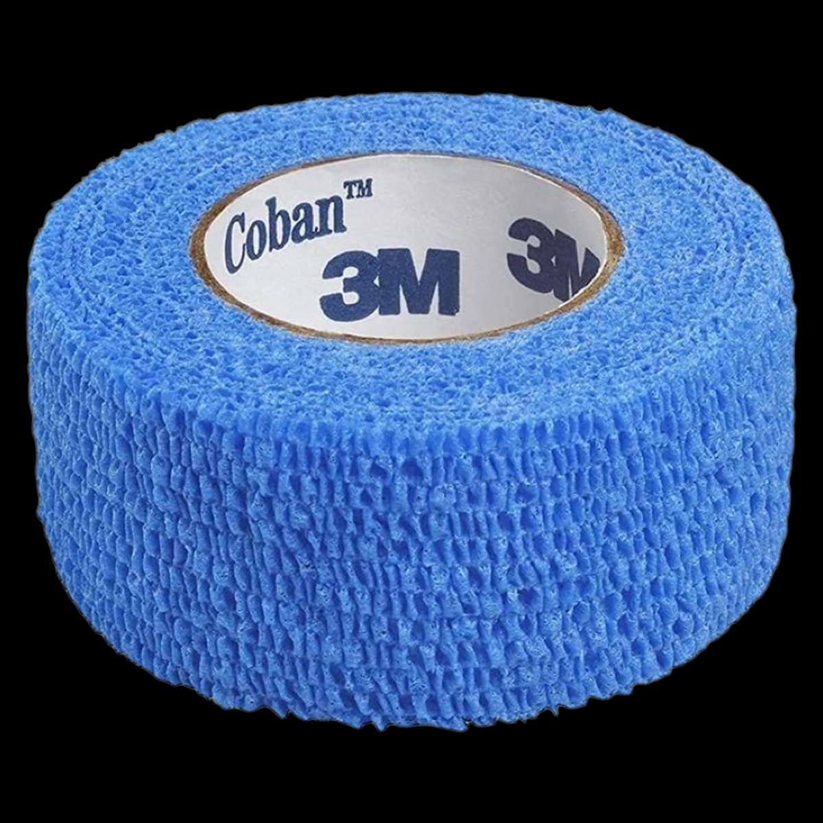 3M Coban Self-Adherent Wrap, 1" x 5 yds, Blue, Non-Sterile, Latex-Free, 30/Box, 1581B thumbnail 2