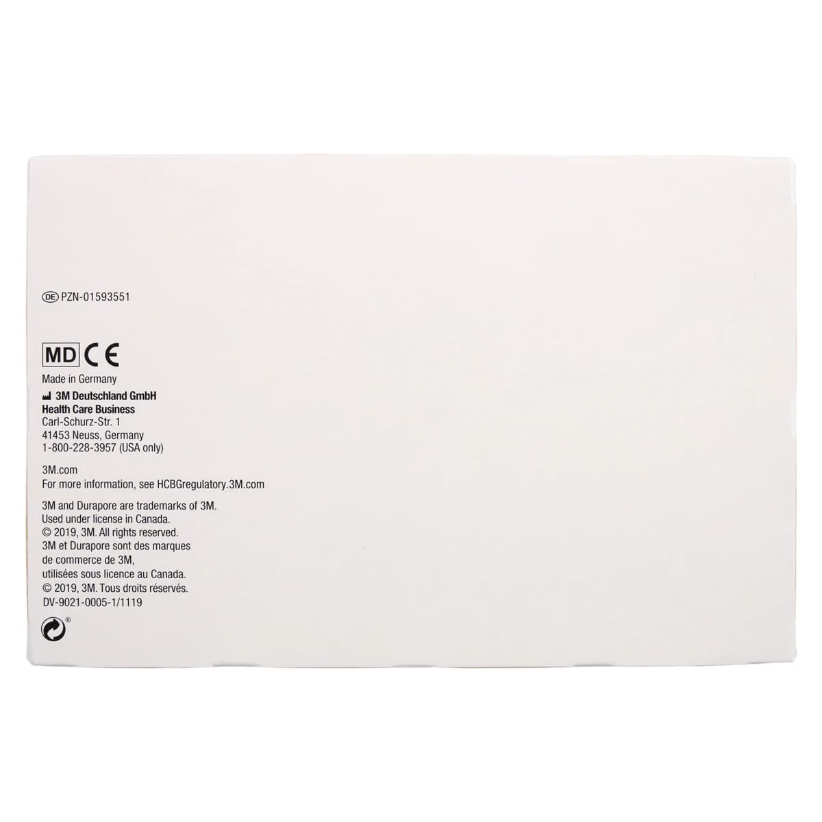 3M Durapore Surgical Tape, 1" x 10 yds, White, Non-Sterile, 12 Rolls/Box, 1538-1 thumbnail 5
