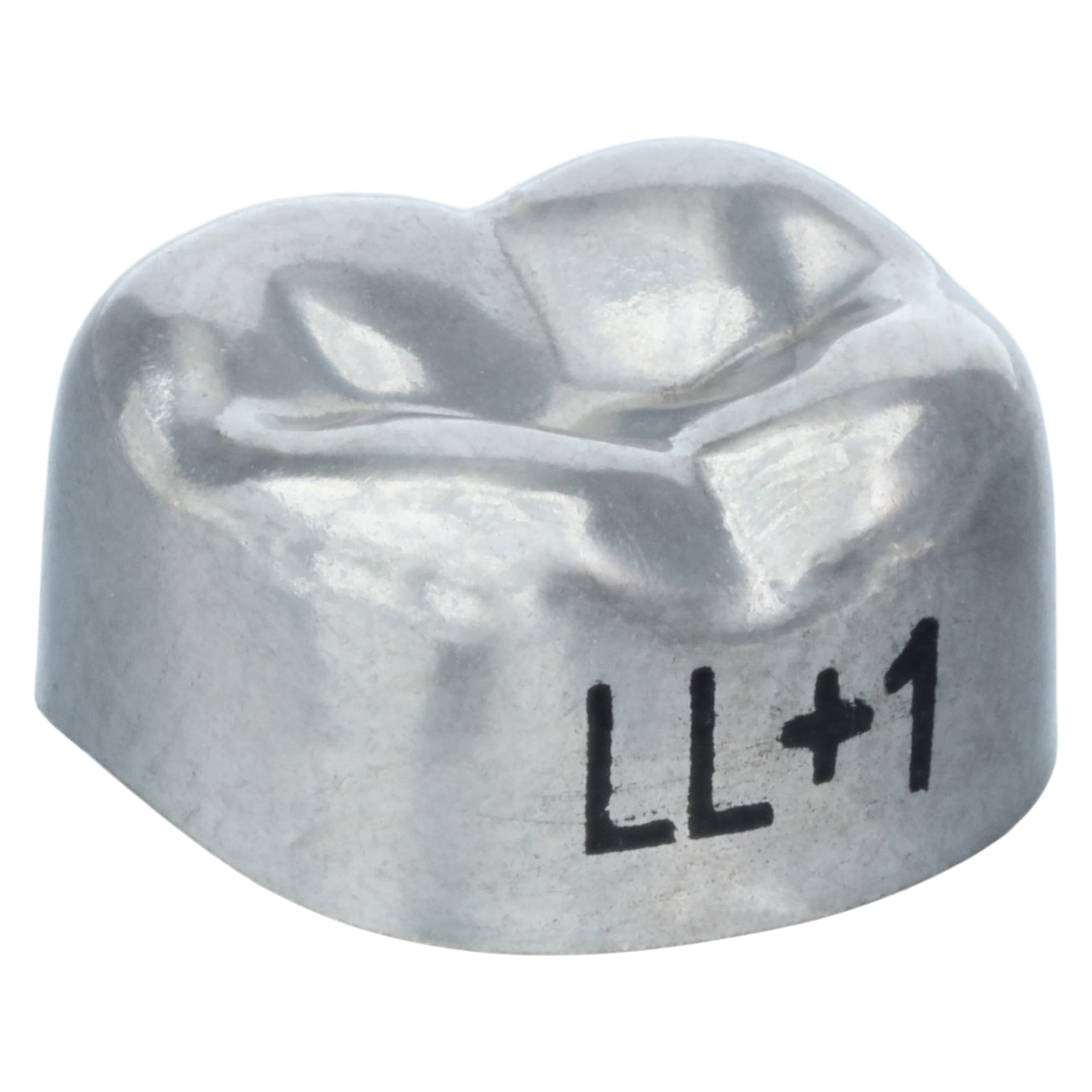 3M Unitek Stainless Steel Permanent Molar Crown, Lower Left Second Molar, Size 1 (1LL), 5/Box, 900431 thumbnail 3