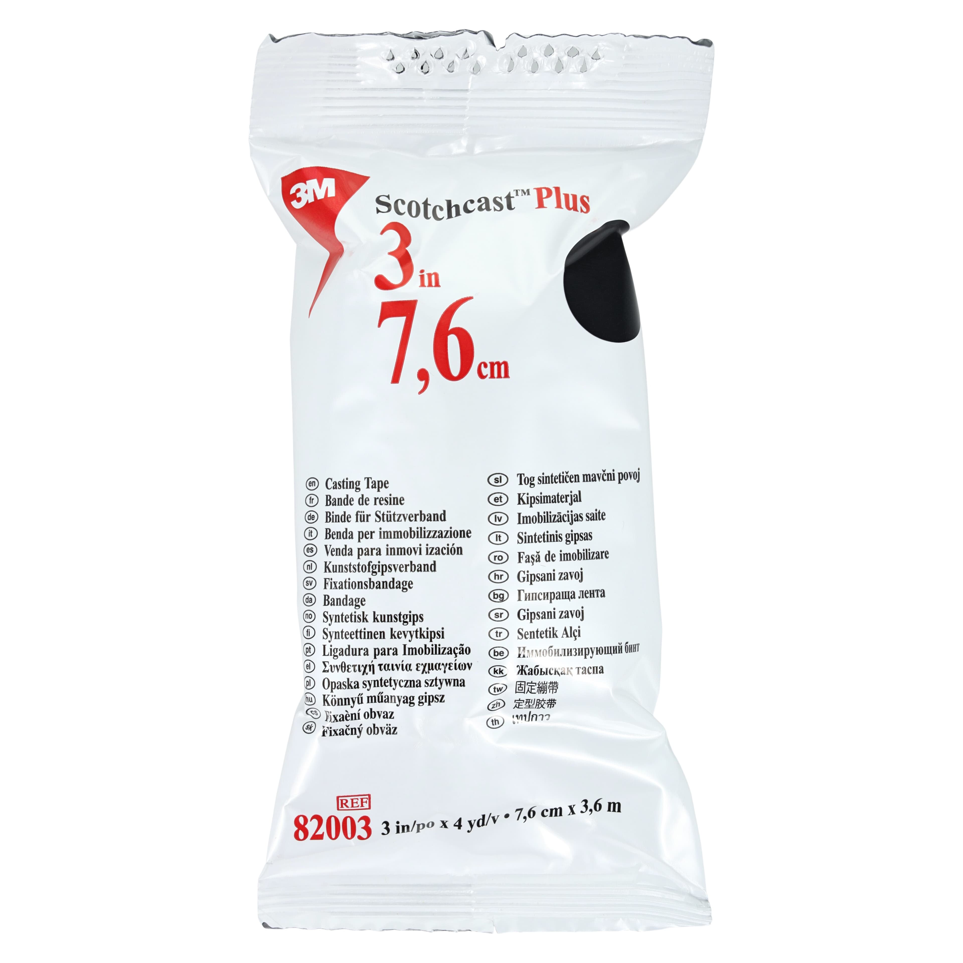 3M Scotchcast Plus Casting Tape, Fiberglass, Black, 3 in x 4 yds, 10/Case, 82003A thumbnail 2