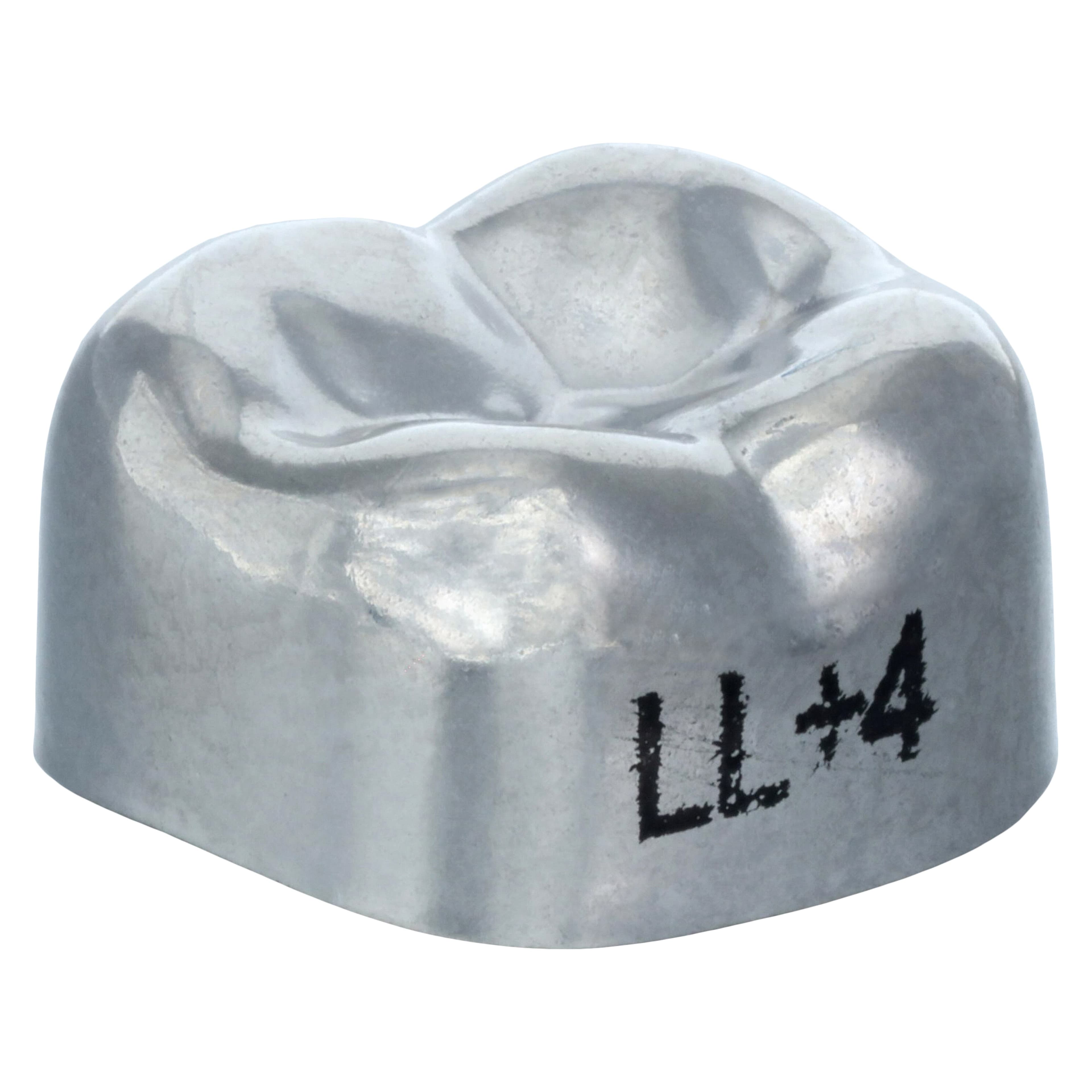 3M Unitek Permanent Stainless Steel Crowns, Lower Left Second Permanent Molar, Size 4 (4LL), 5/Box, 900434 thumbnail 3