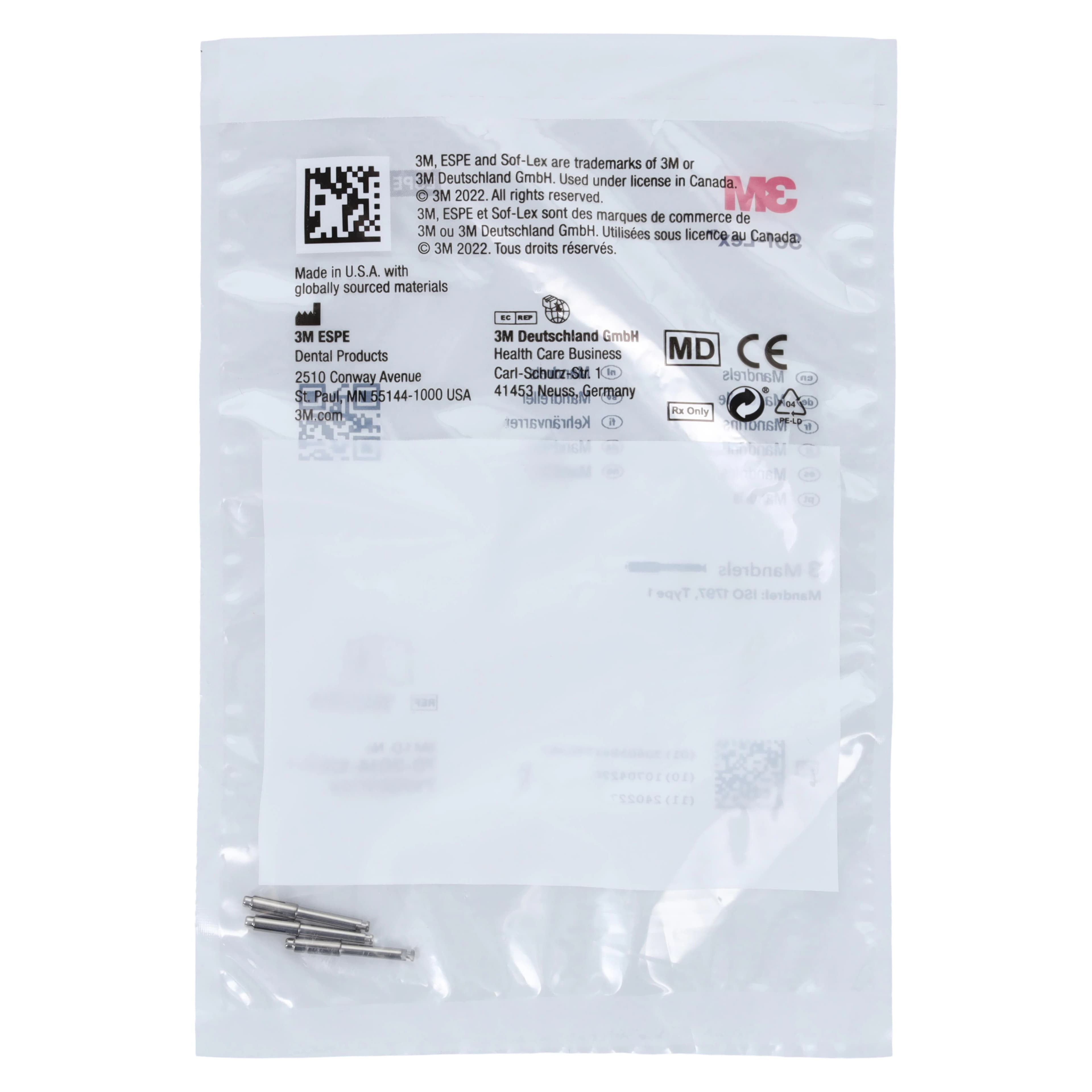 3M Sof-Lex Contouring and Polishing System Mandrels, Right Angle (RA), Pop-On, Refill, 3/Pkg, 1983RA thumbnail 4