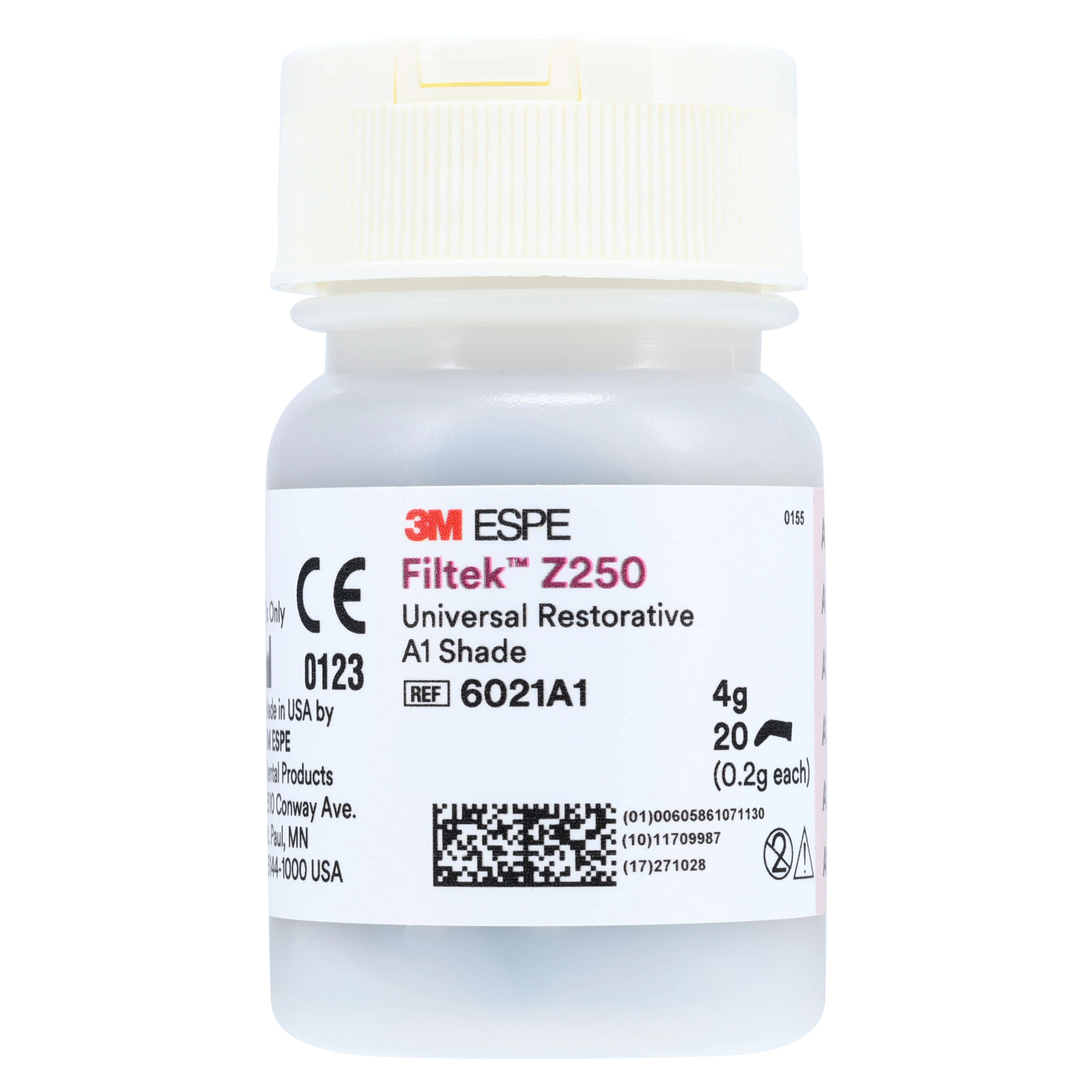 3M Filtek Z250 Universal Restorative Capsule Refill, Shade A1, 0.2 g, 20/Box, 6021A1 thumbnail 3