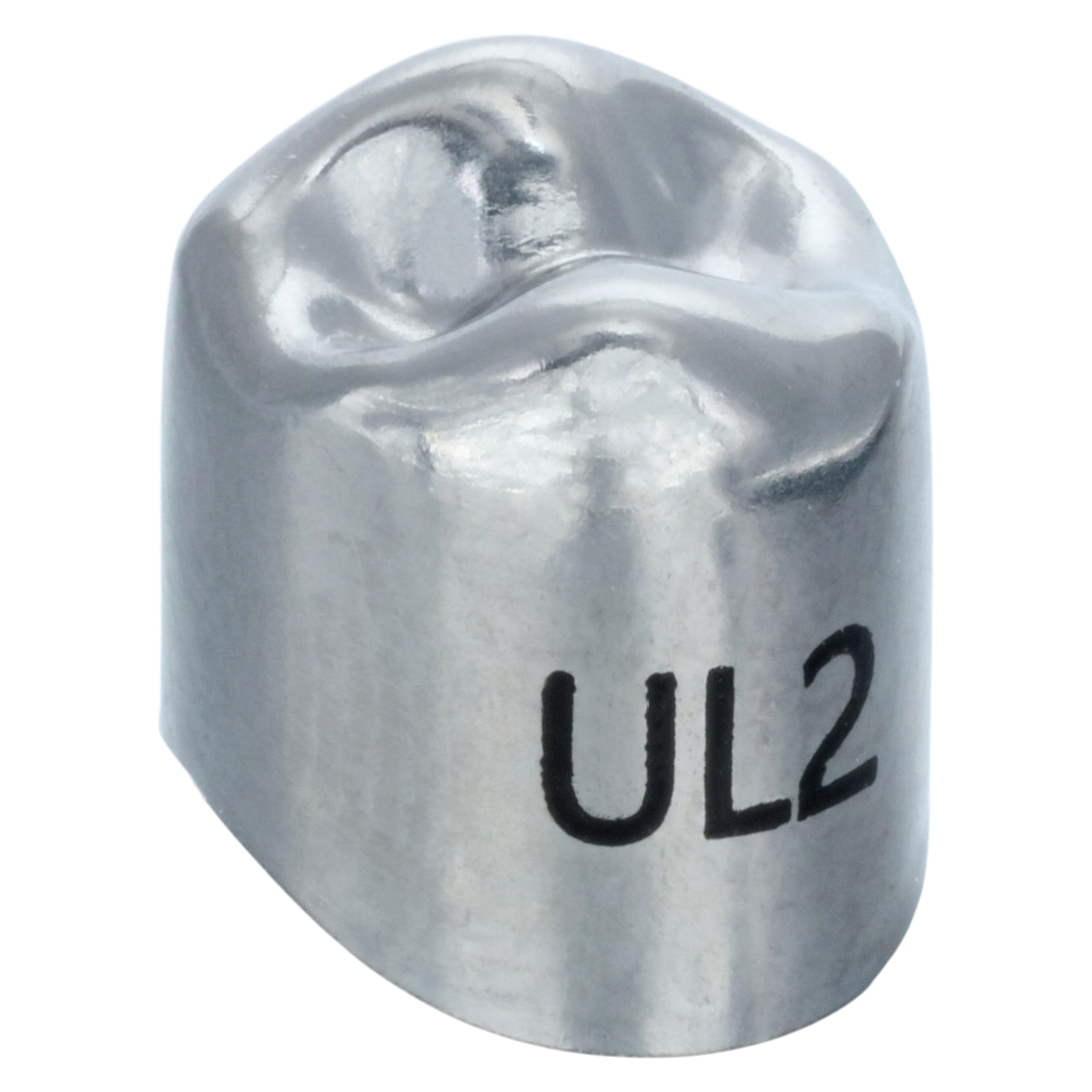 3M Unitek Stainless Steel Permanent Bicuspid Crown, Upper Left First Bicuspid, Size 2 (2UL), 5/Box, 900512 thumbnail 3