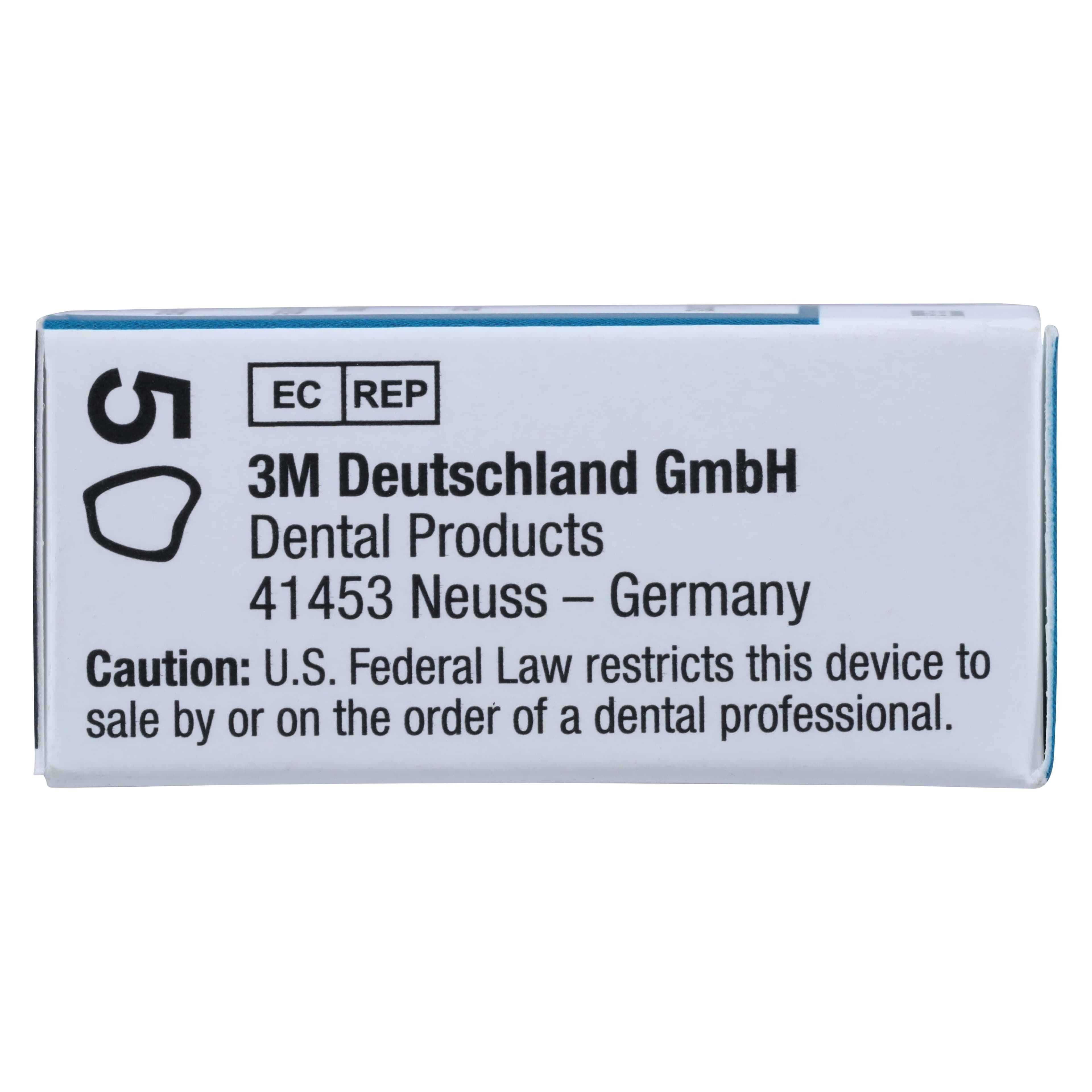 3M Unitek Stainless Steel Permanent Bicuspid Crown, Upper Left First Bicuspid, Size 2 (2UL), 5/Box, 900512 thumbnail 4