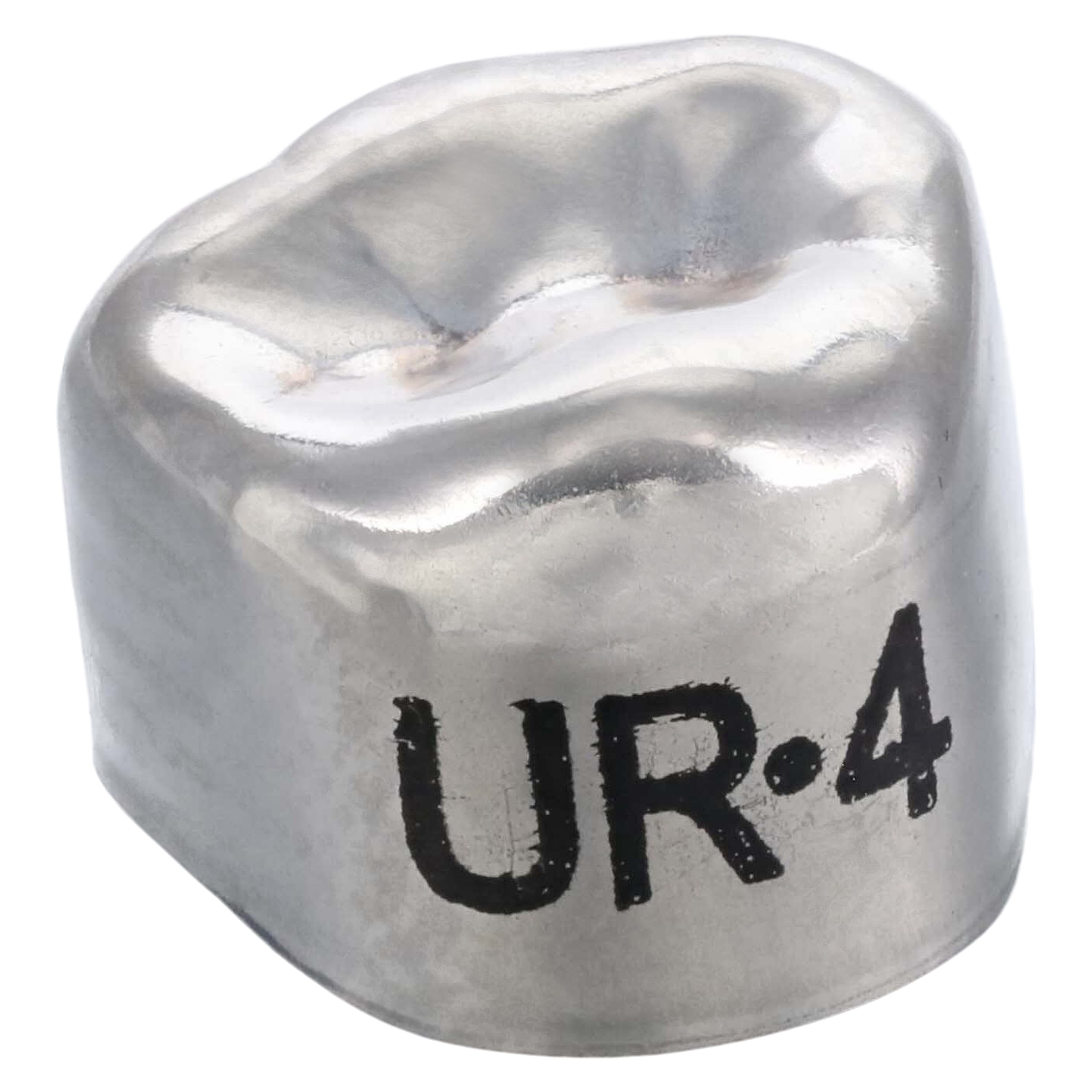 3M Unitek Stainless Steel Primary Molar Crowns, Upper Right First Molar, Size 4 (UR4), 5/Box, 900124 thumbnail 3
