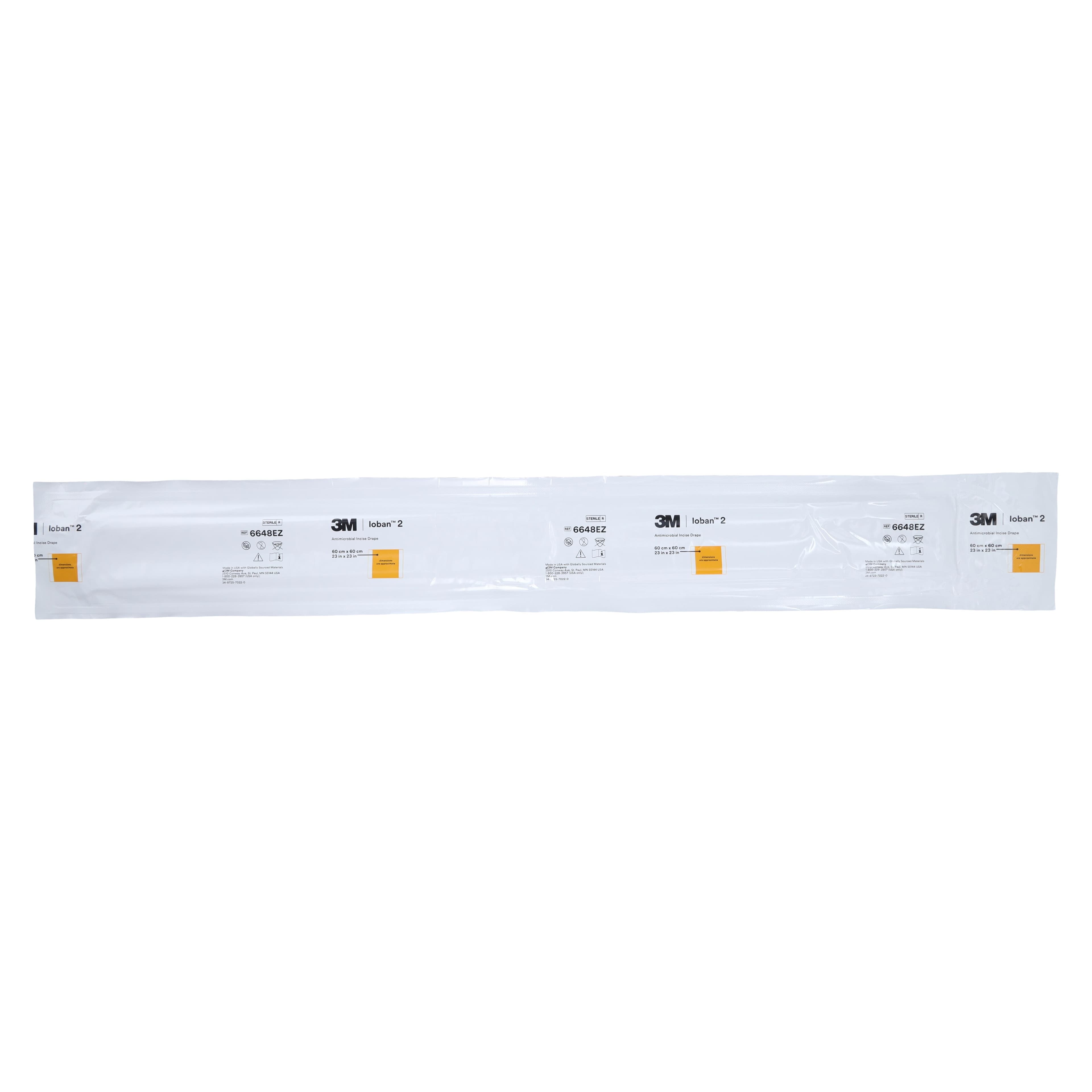 3M IOBAN 2 Antimicrobial Incise Drape, 23" x 23", Sterile, 10/Box, 6648EZ thumbnail 2